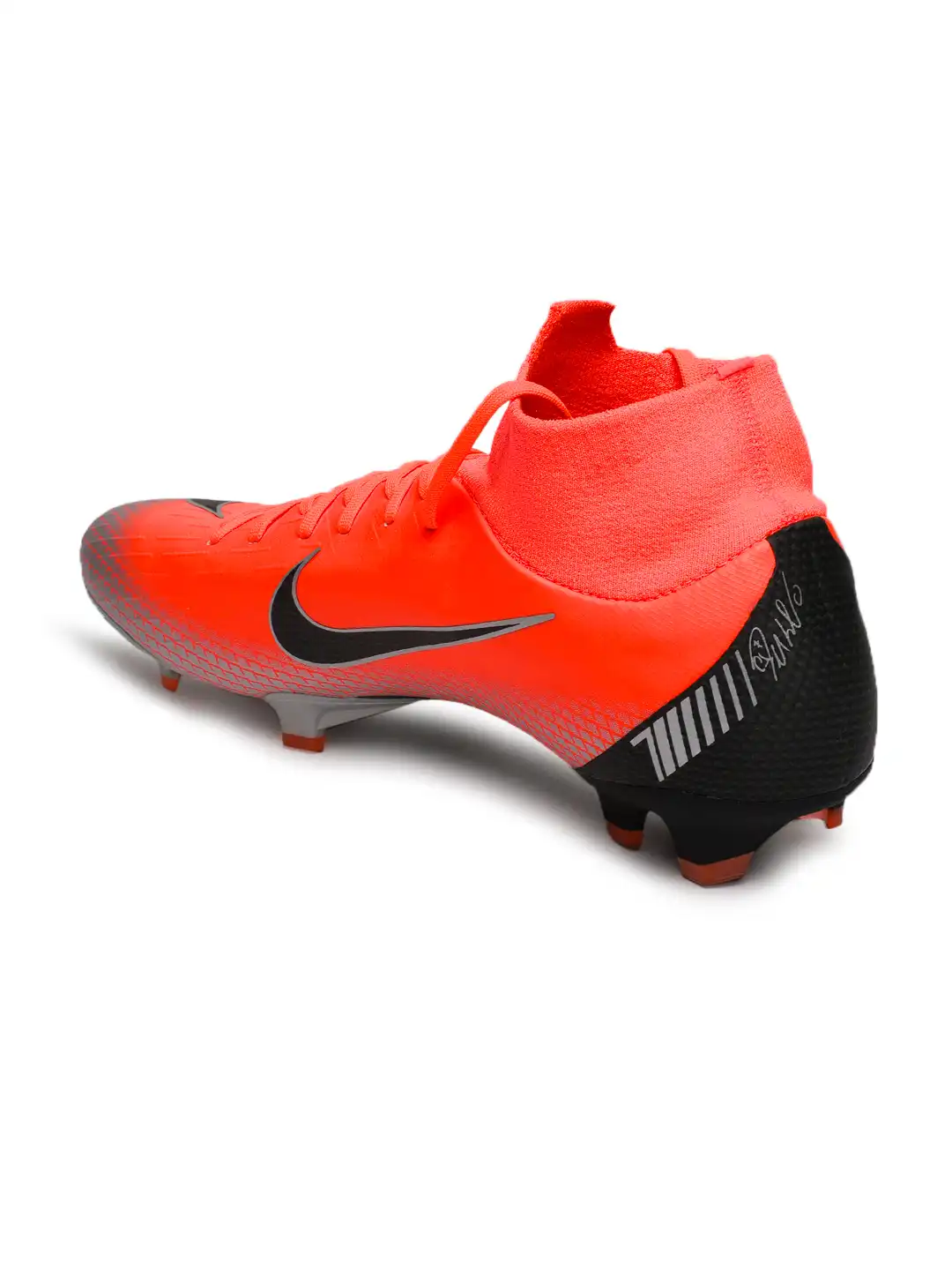 Buy Nike Unisex Red & Black SUPERFLY 6 PRO CR7 FG Leather Football