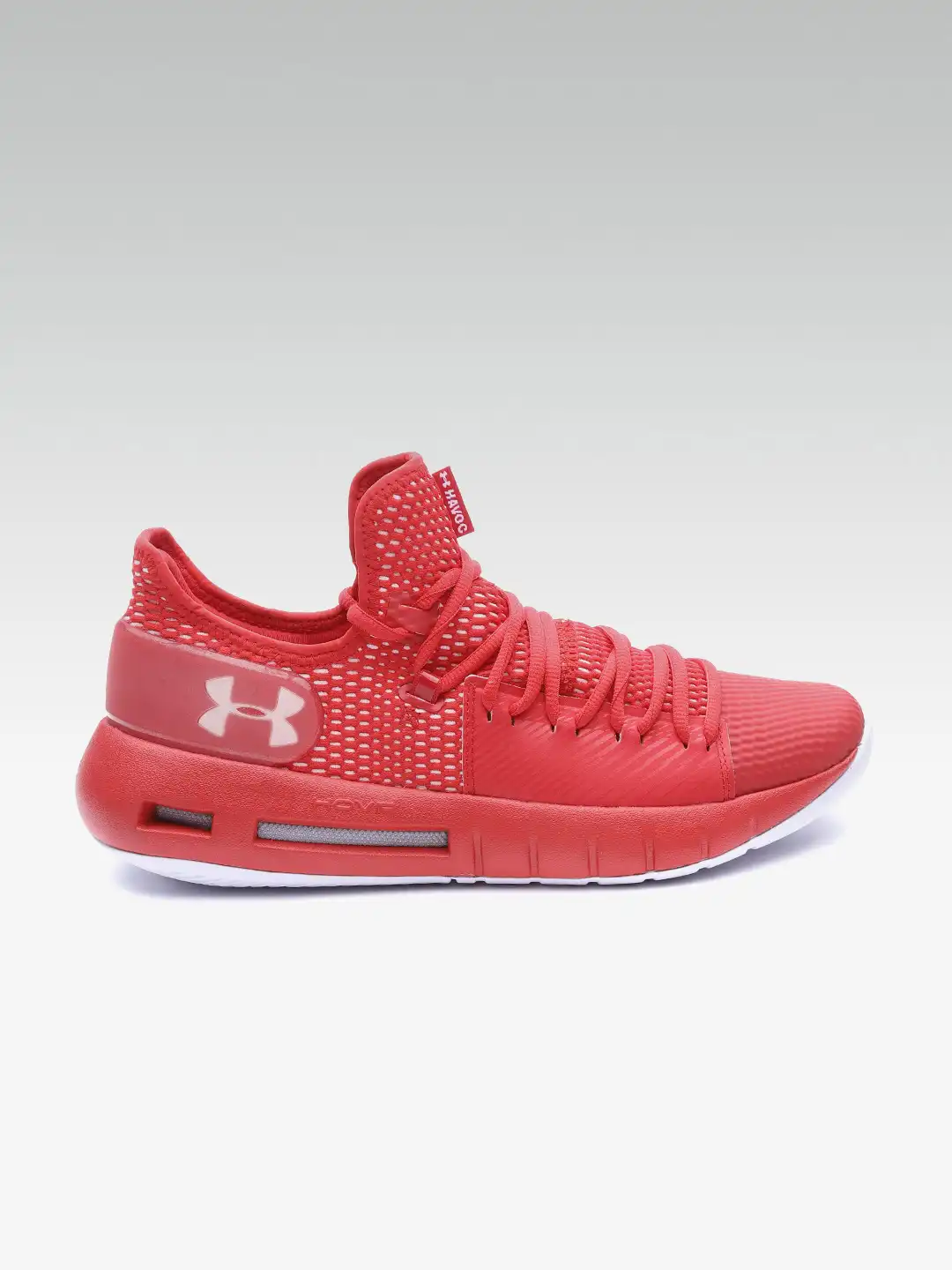 NIB Men’s‎ Under Armour UA TB HOVR HAVOC Low Red & White Sneakers Size 7 NIB Men main image 2