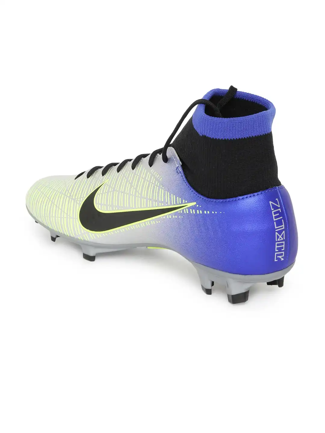 Buy Nike Men White & Blue Mercurial Victory Football Boots
