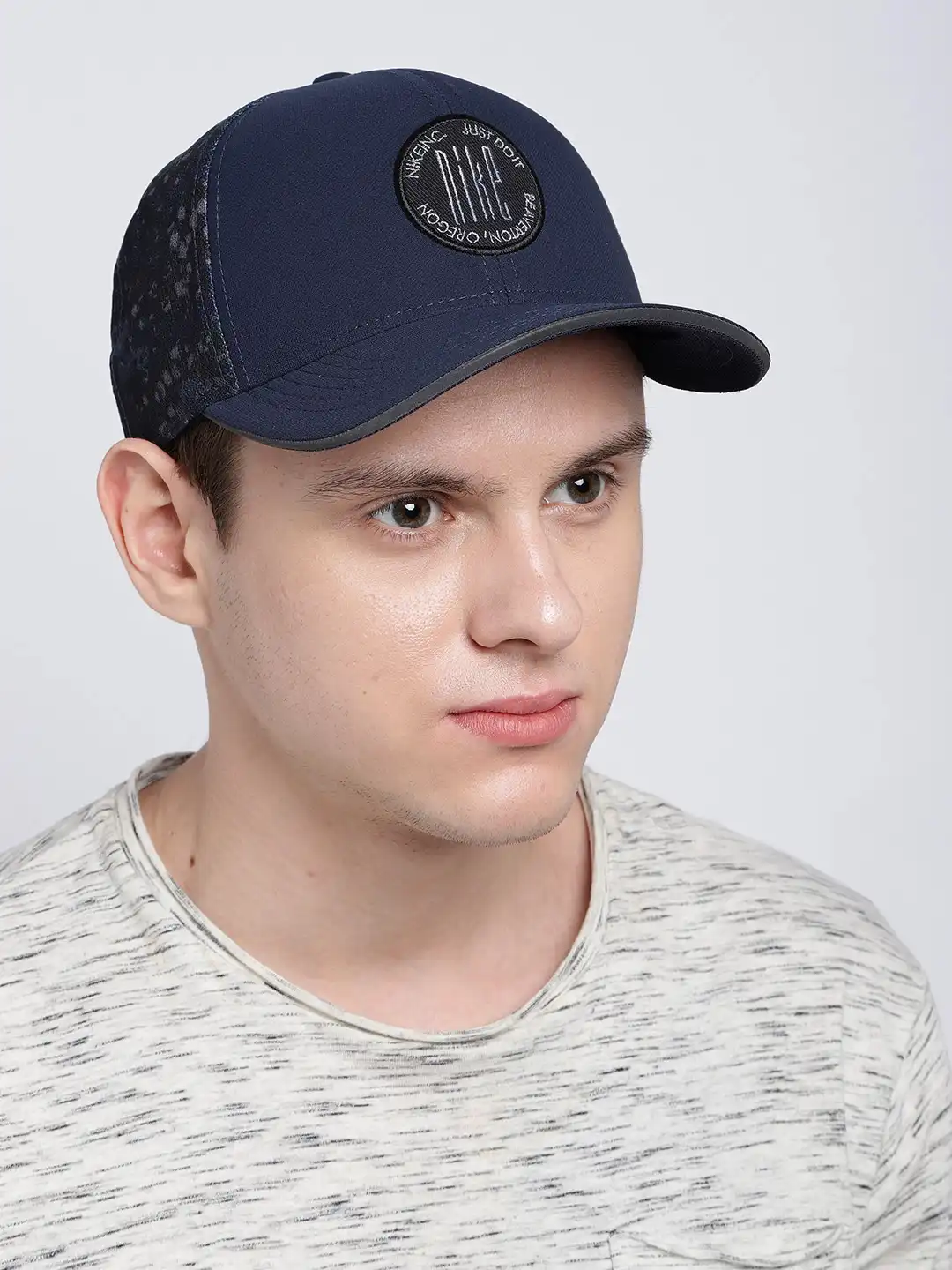 Buy Nike Unisex Navy Blue Solid Baseball Cap AV7640-451 - Caps for