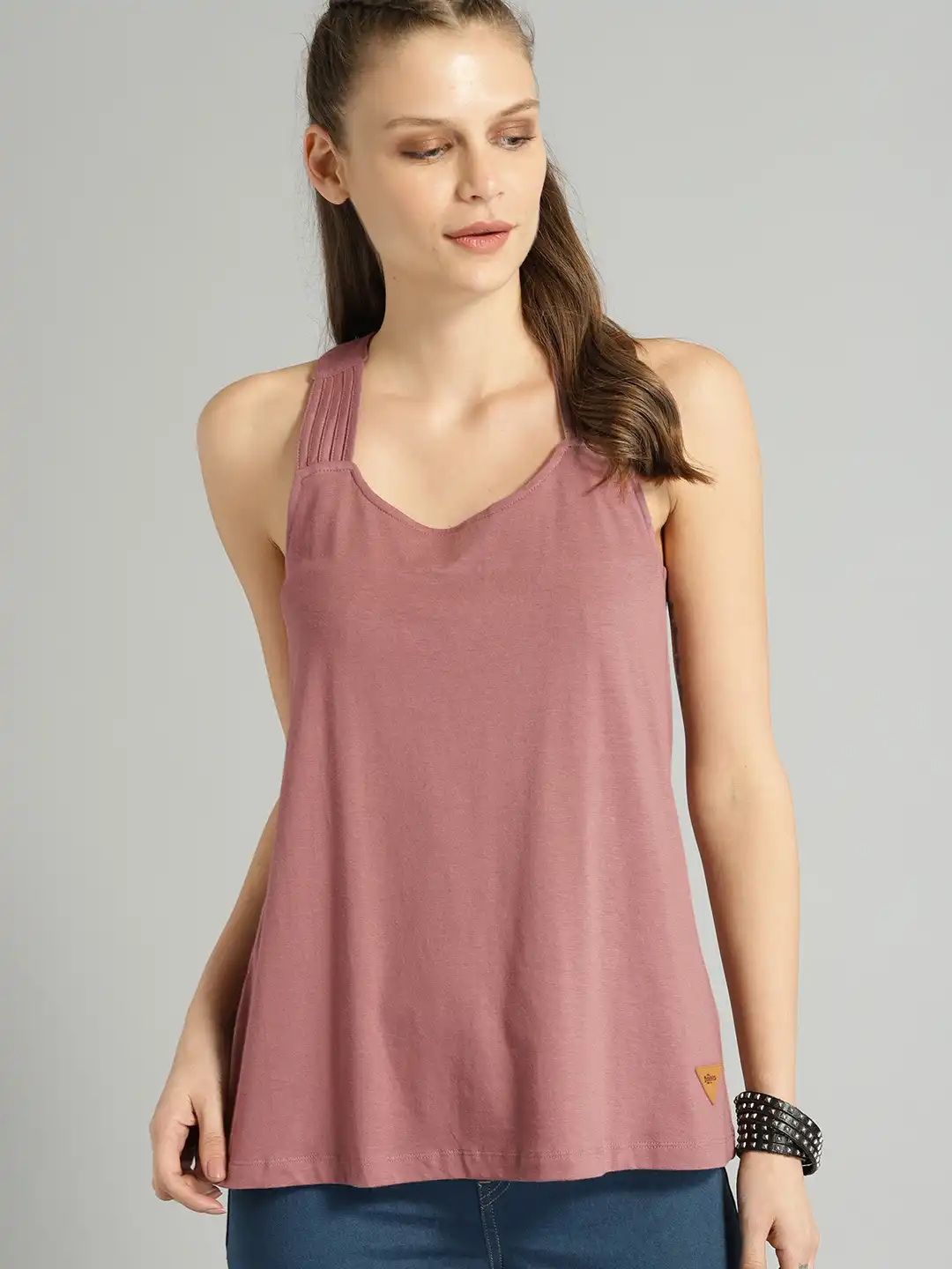 Haut Sans Manches Express Pour Femme - Couleur Pêche - Taille L - Neuf Avec étiquettes