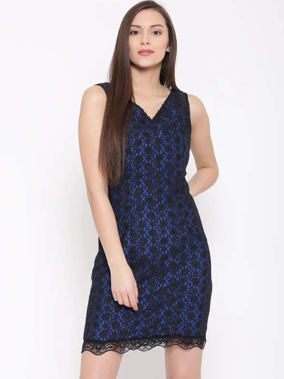 vero moda blue lace dress VMAMAZING Long dress | Medium Blue