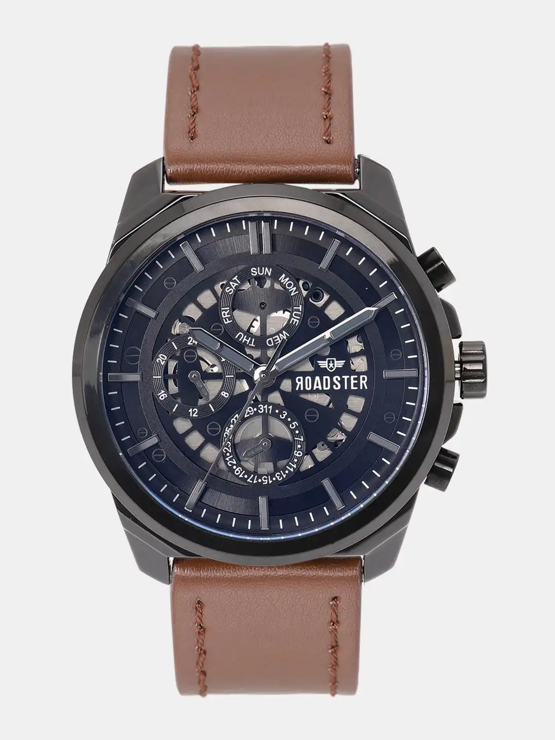 Buy Roadster Men Black Analogue Watch MFB-PN-NF9129 - Watches for