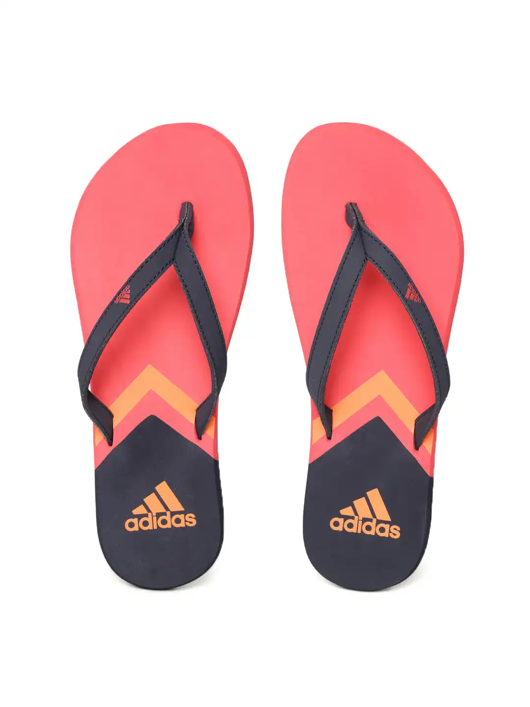 Buy ADIDAS Women Navy & Red EEZAY Colourblocked Thong Flip-Flops