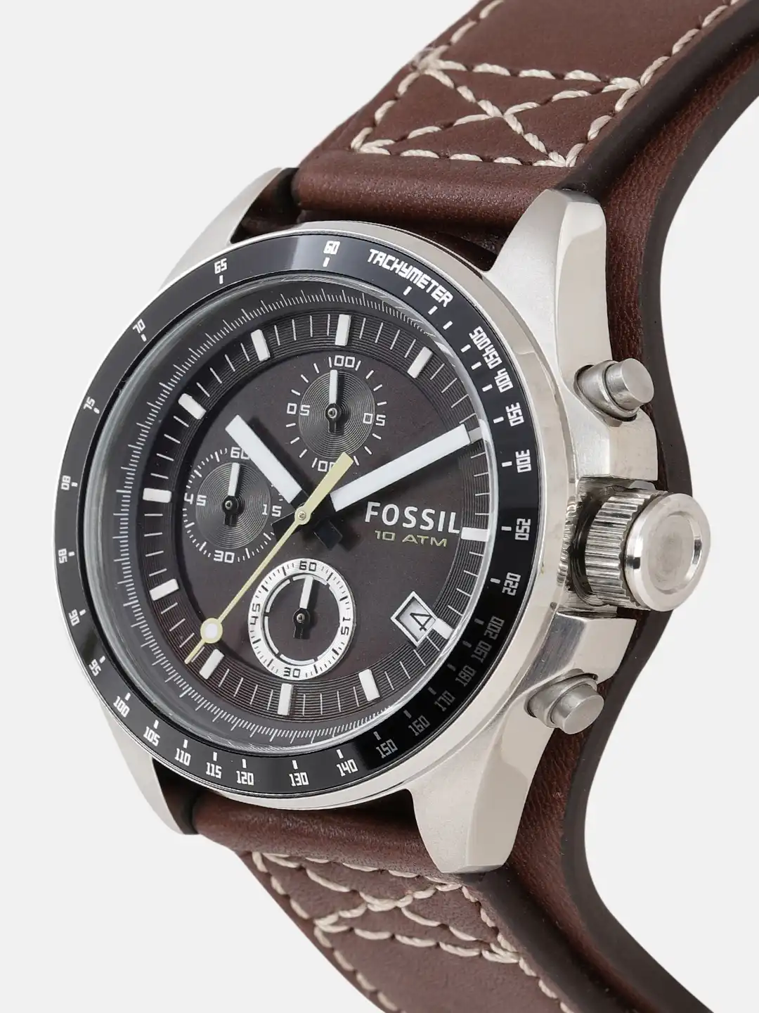 Buy Fossil Men Brown Factory Serviced Genuine Leather Analogue