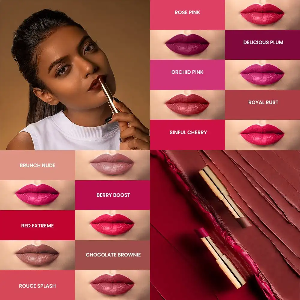 Buy Lakme Absolute Matte Ultimate Lip Color With Argan Oil 3.4g