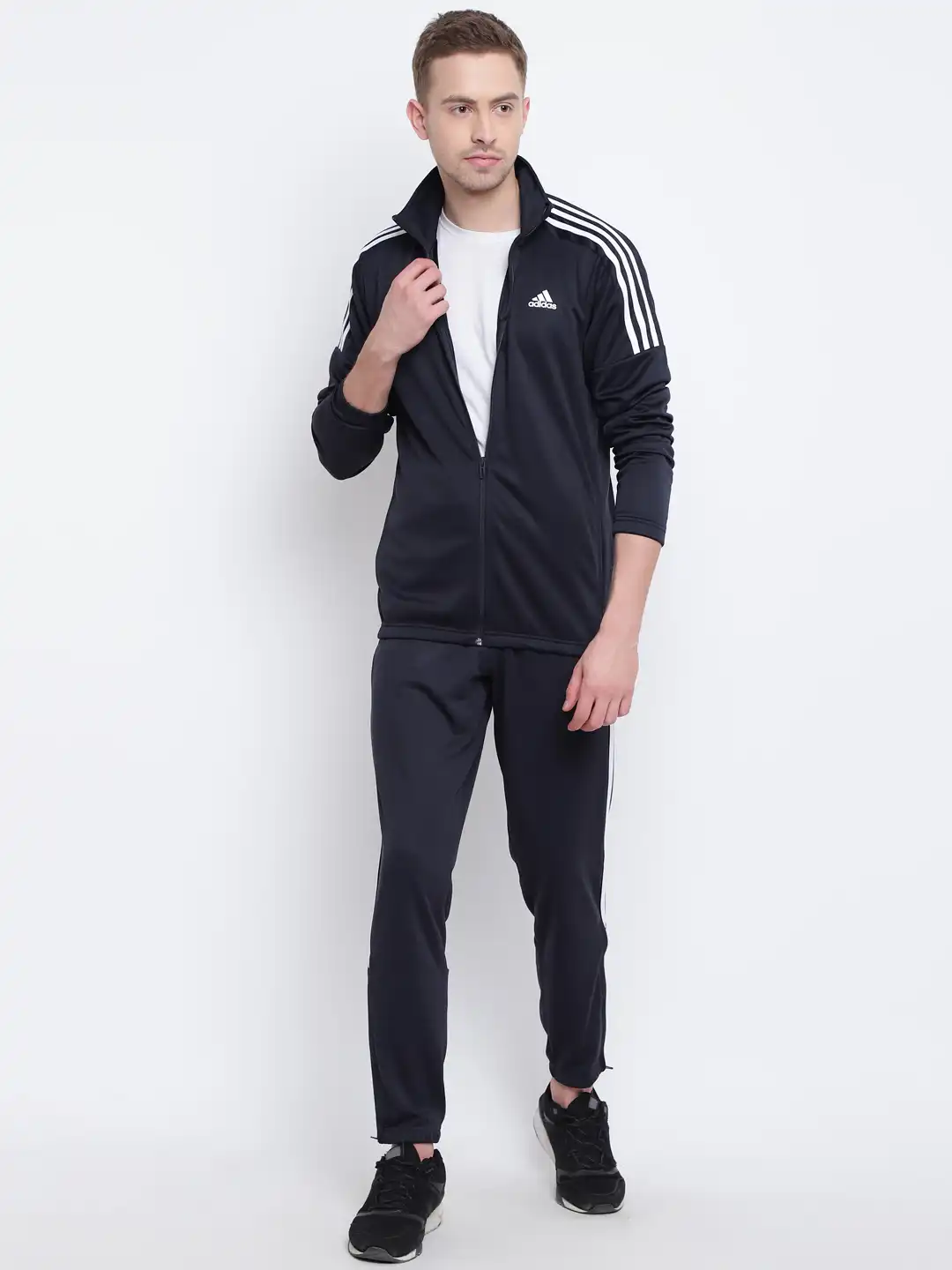 Buy ADIDAS Navy Blue MTS Team Sporty Track Suit - Tracksuits for