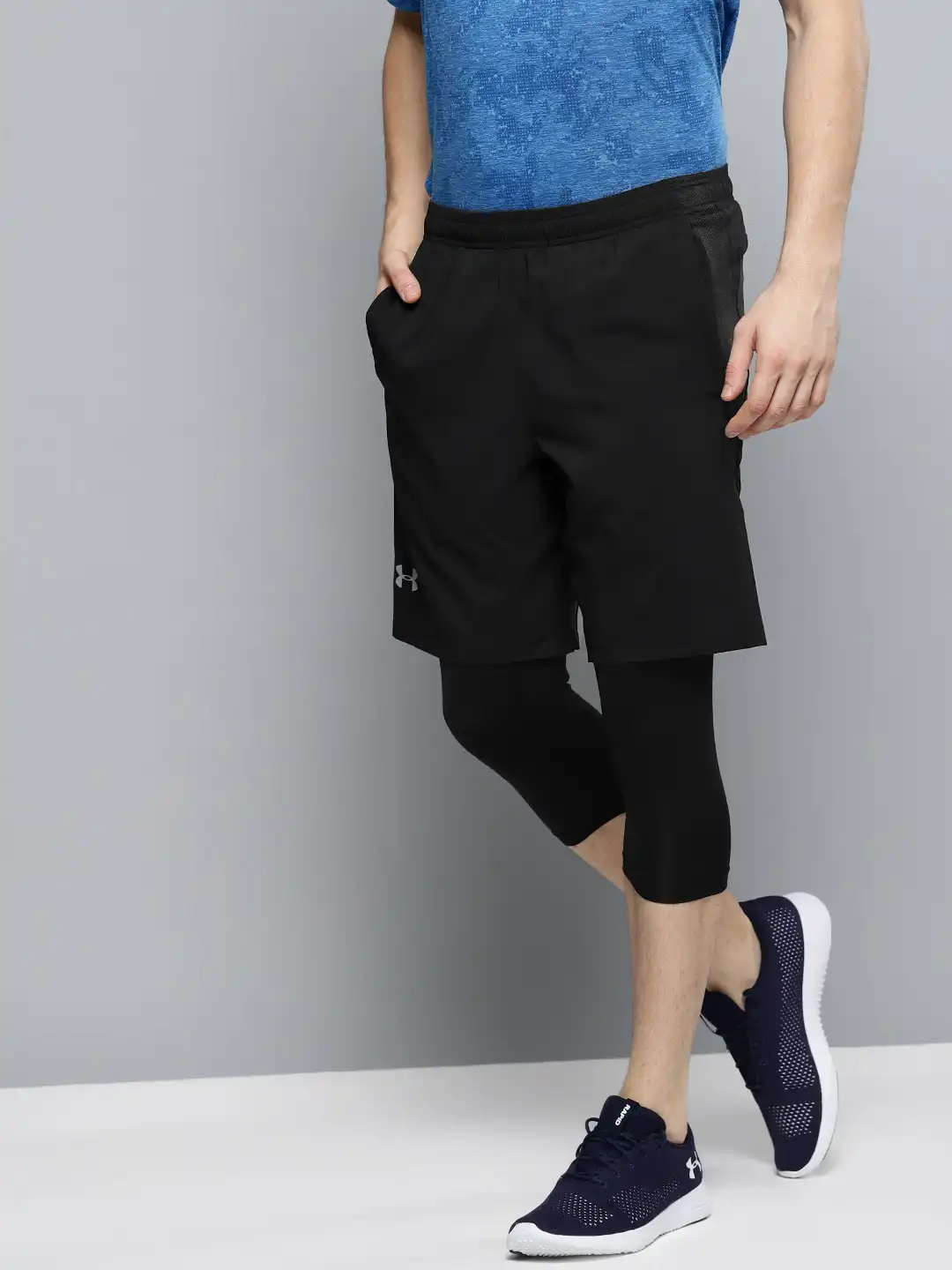 compression shorts in under armour shorts