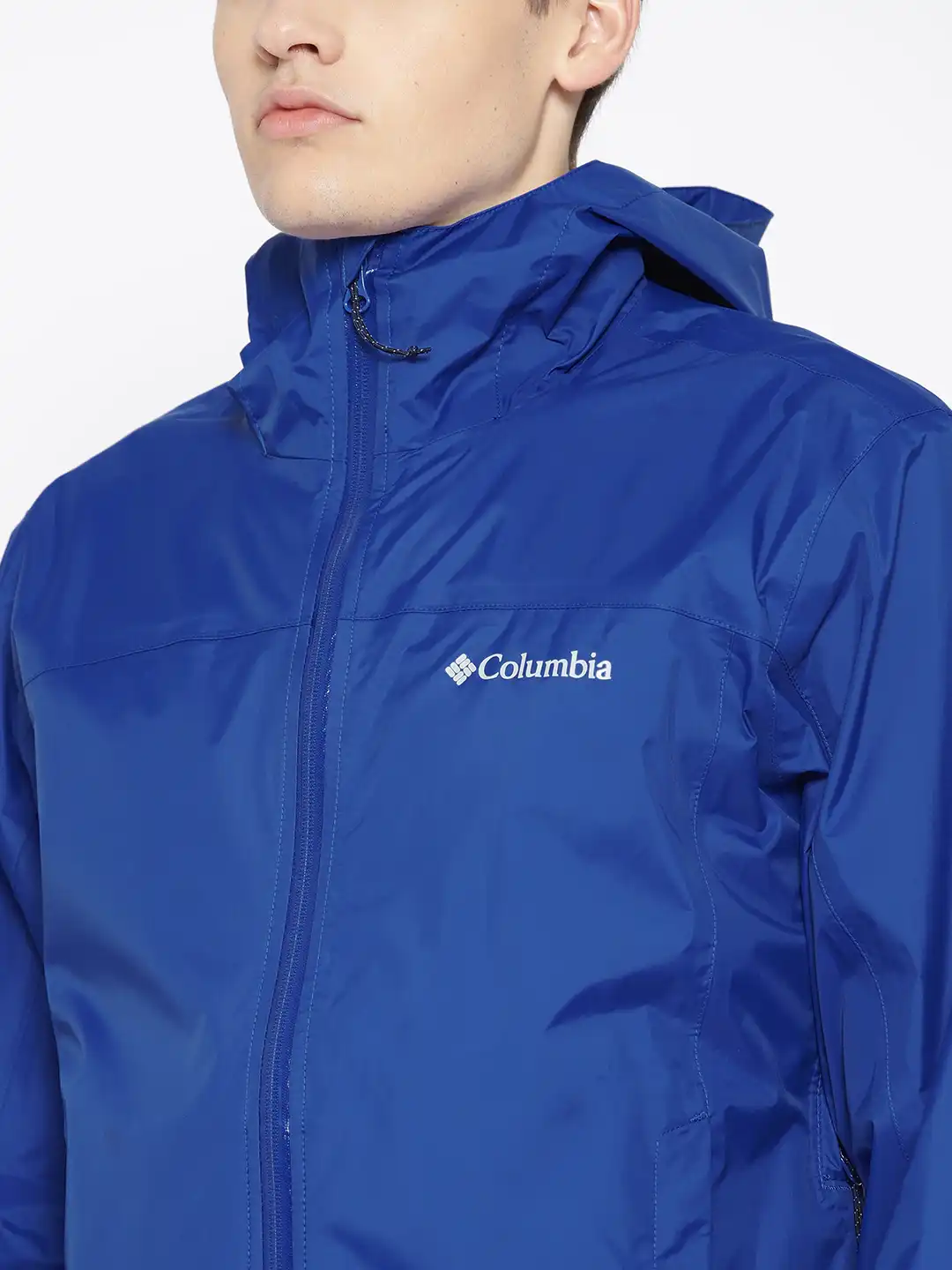 Buy Columbia Men Blue EvaPOURation Omni-Tech Waterproof Hooded