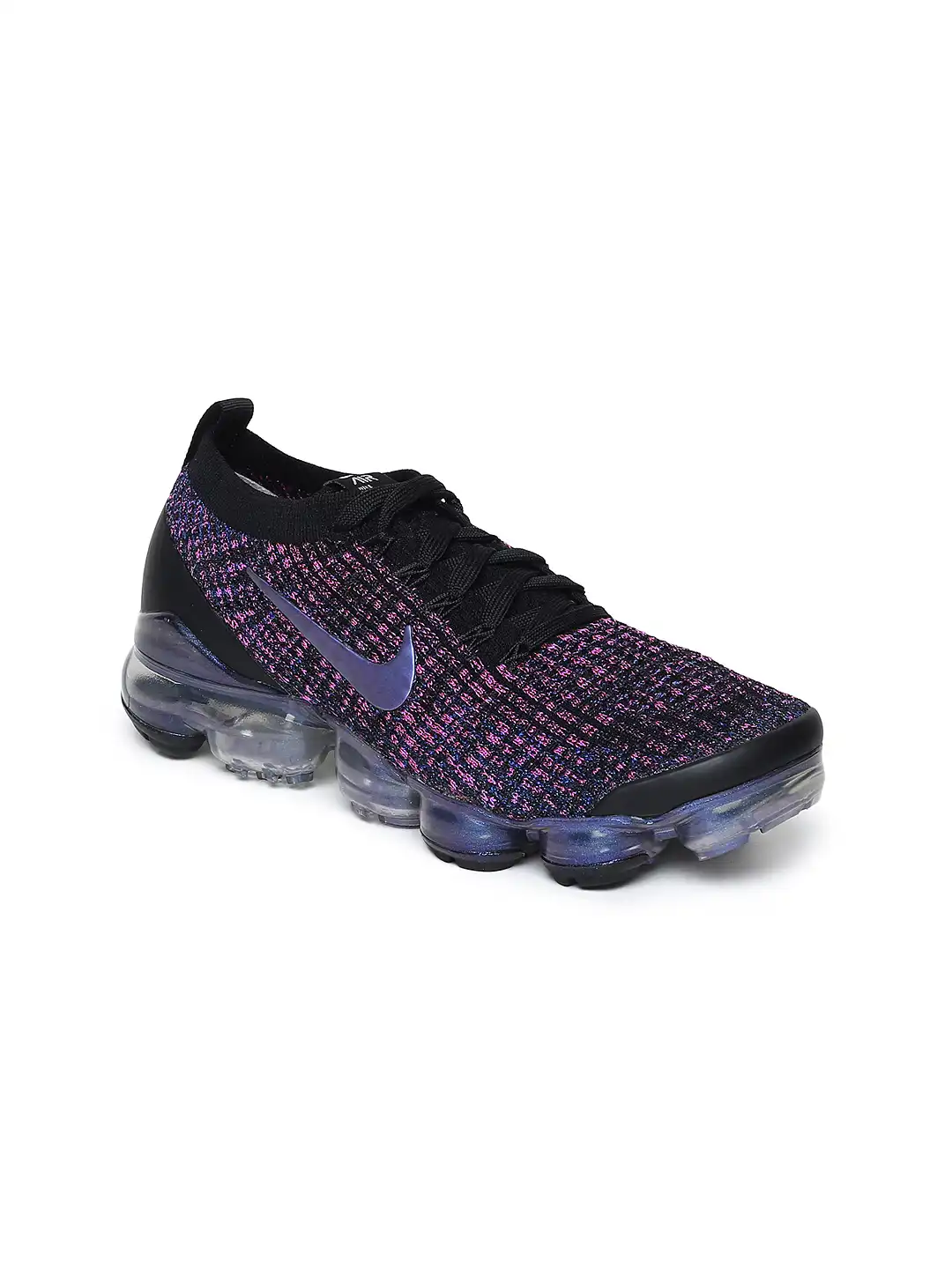 vapormax flyknit black and purple