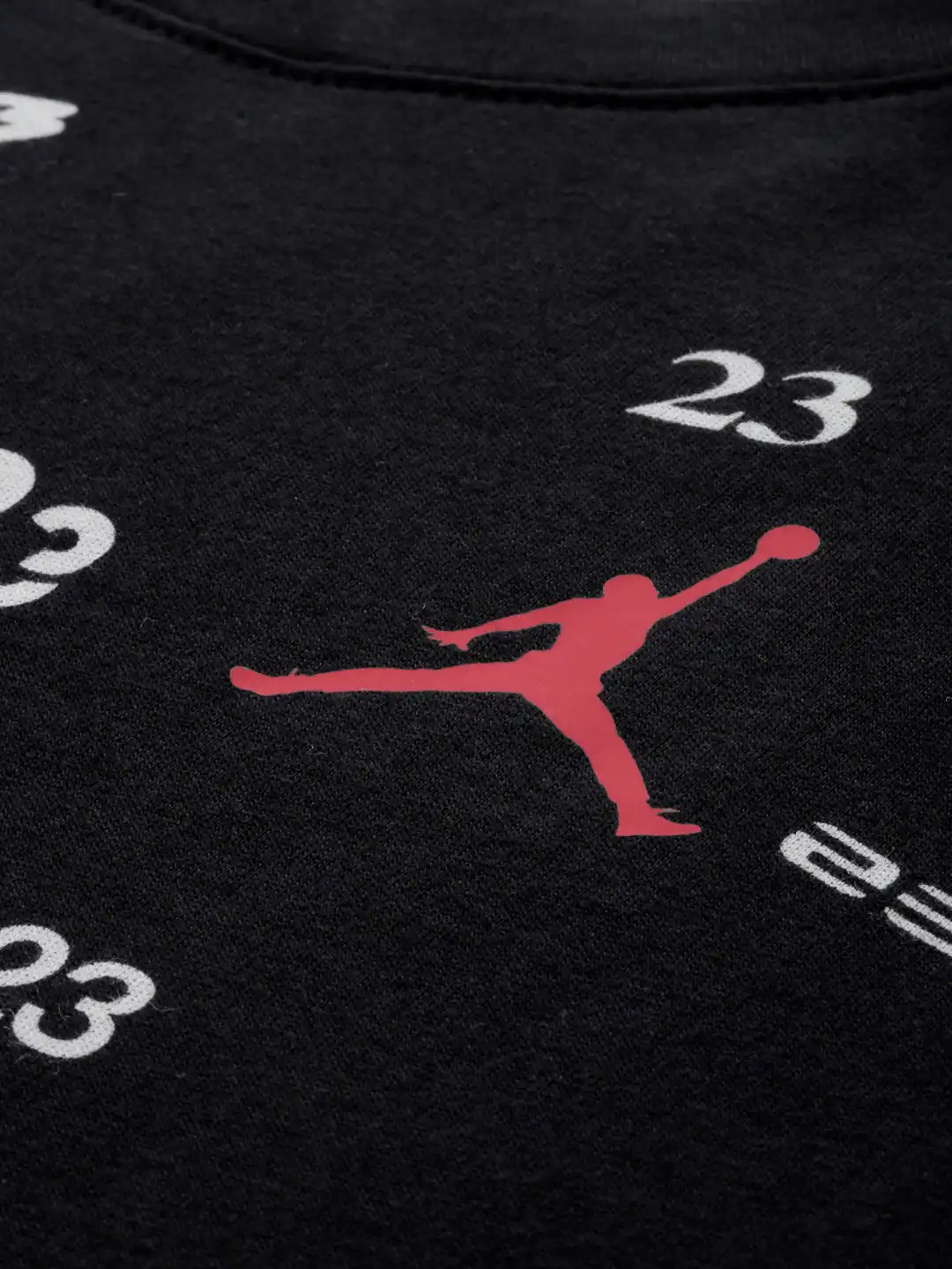 Buy Nike Men Black Printed M JSW 23 AOP Pure Cotton T-shirt