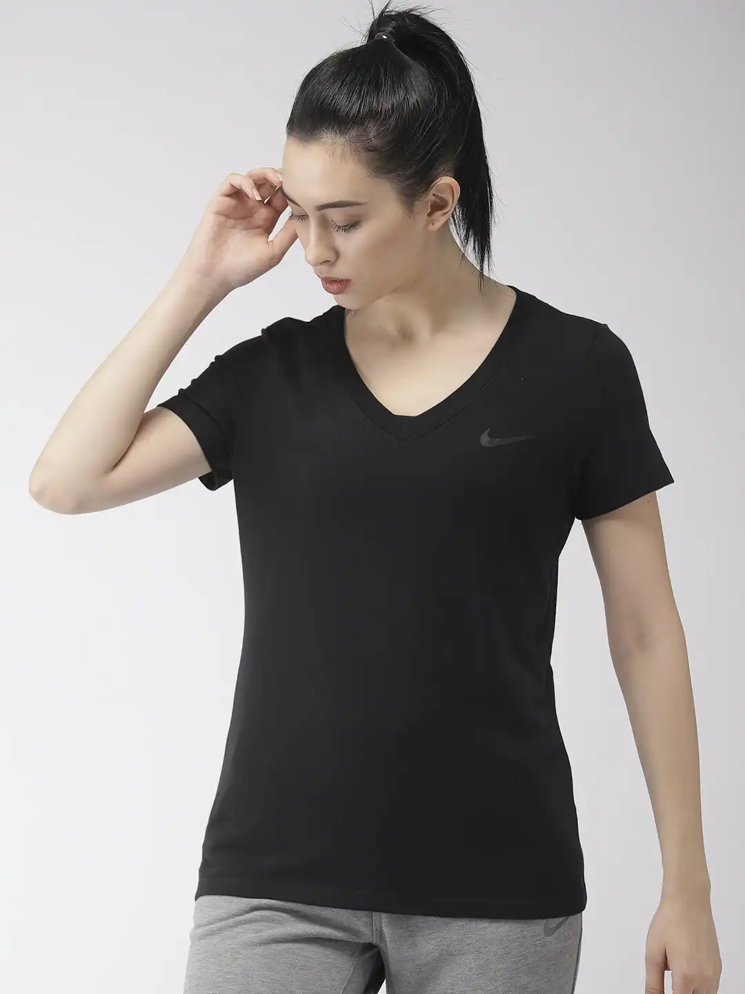 nike womens v neck t shirt