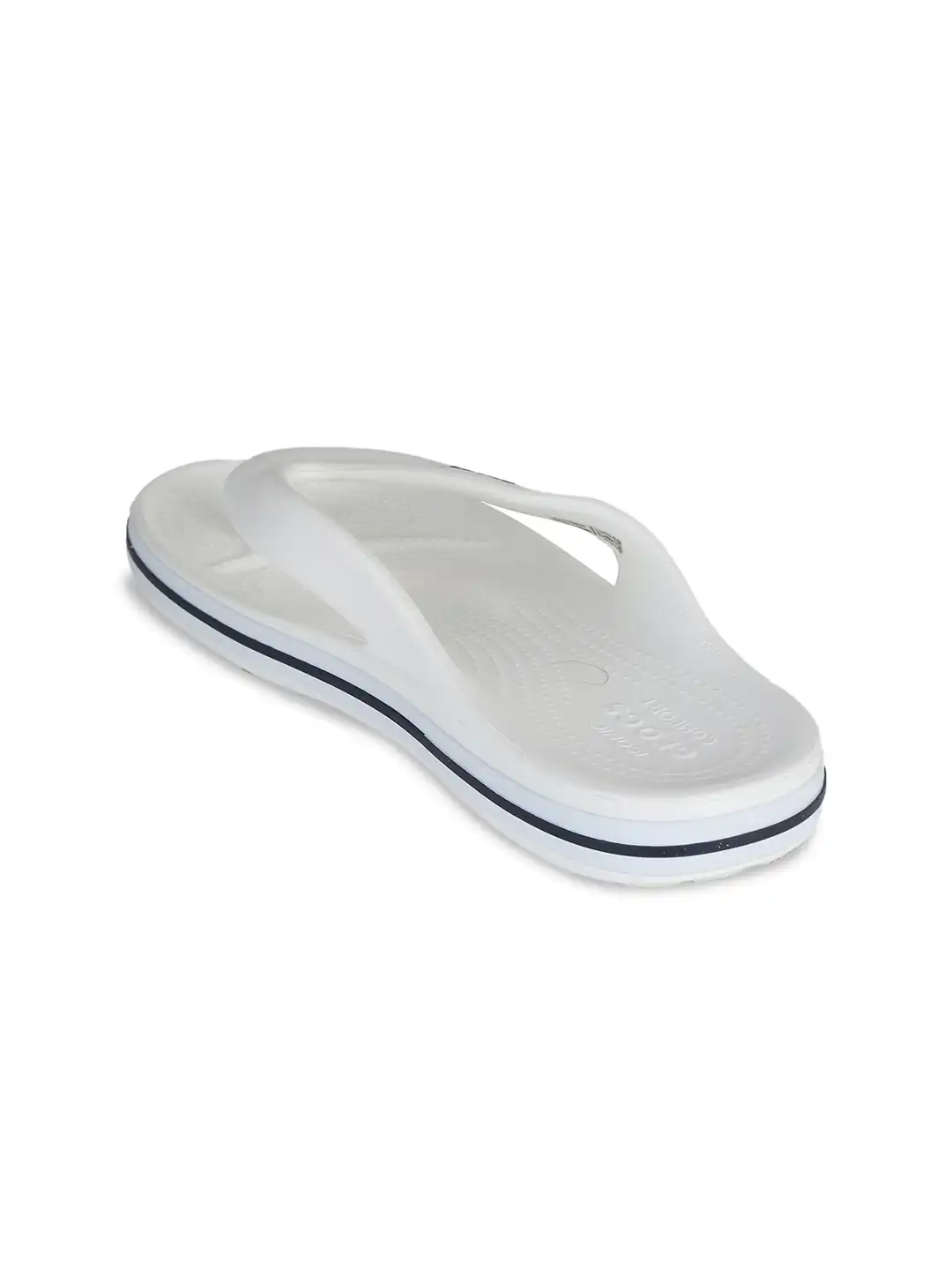 Buy Crocs Men White Solid Thong Flip-Flops - Flip Flops for  display picture 1