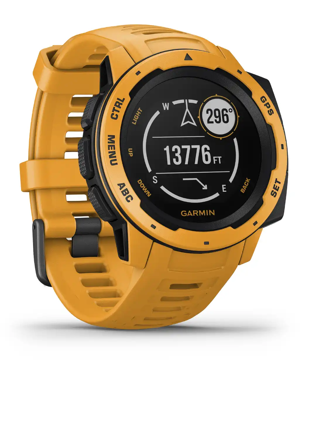 GARMIN デジタル腕時計 イエロー Buy Garmin Unisex Yellow Instinct Sunburst Smart Watches 010-02064