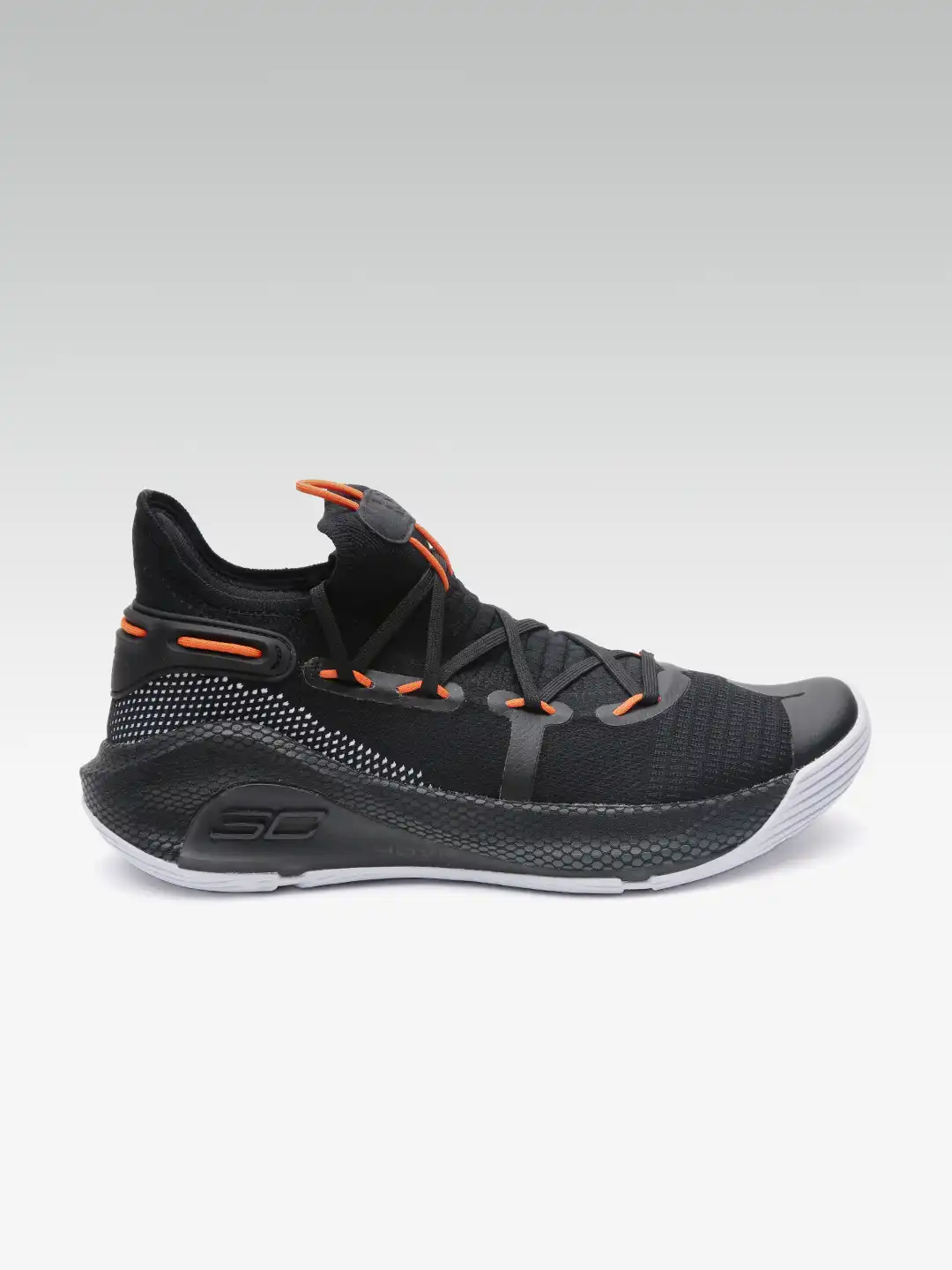curry 6 basketball shoes black and white