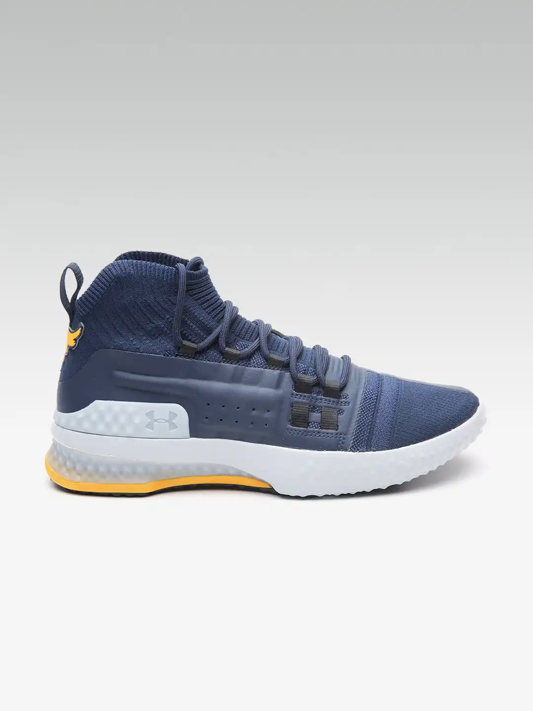 Buy UNDER ARMOUR Men Navy Blue Project Rock 1 Training Shoes  display picture 3