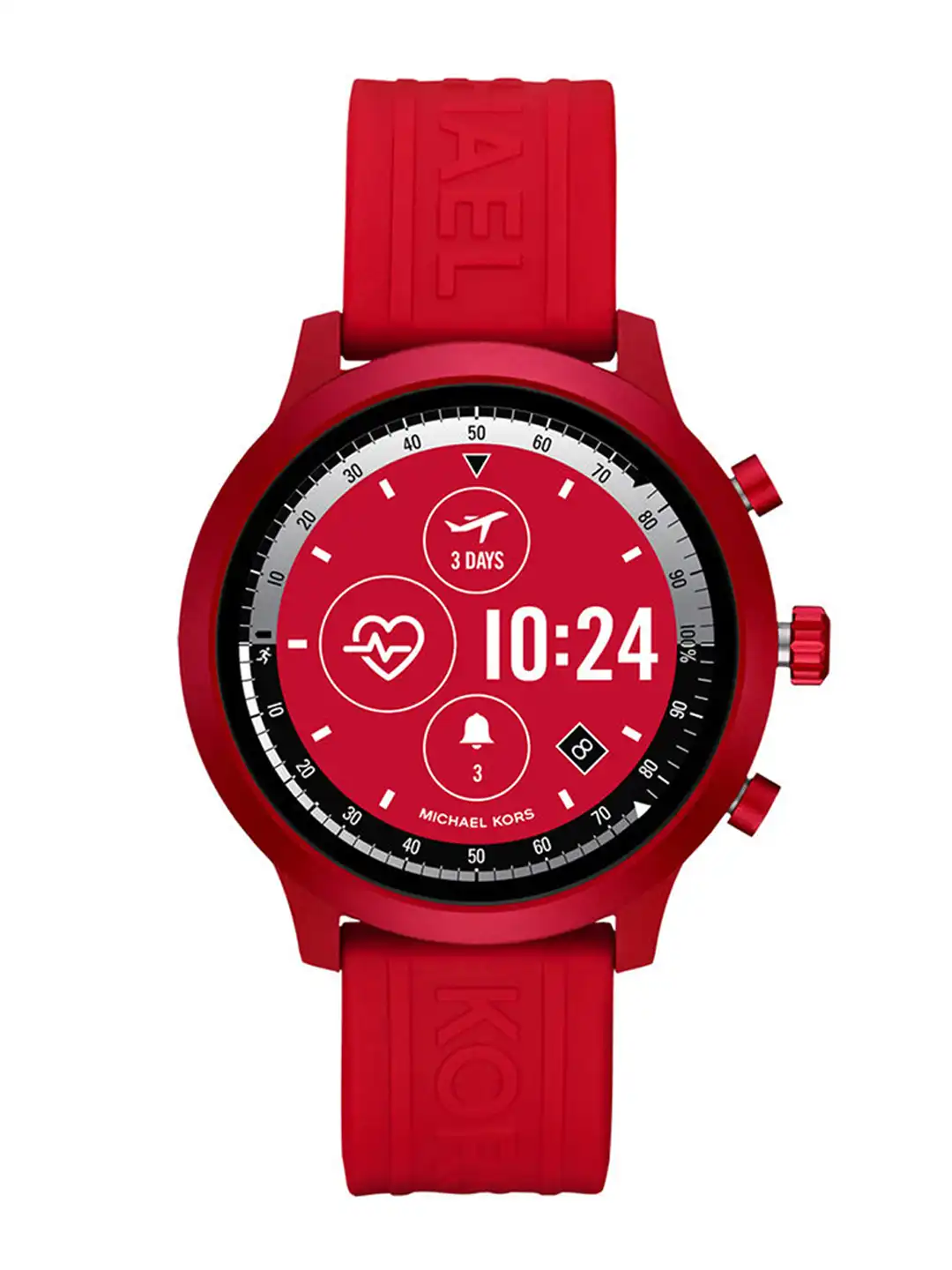 Buy Michael Kors Women Red MKGO Smart Watch MKT5073 - Smart  display picture 2
