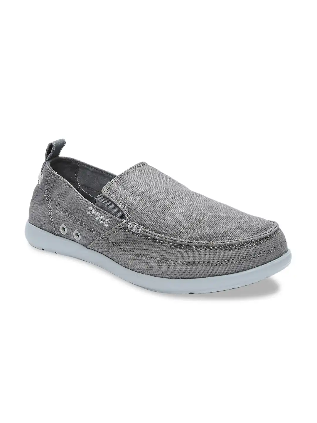 Buy Crocs Walu Men Grey Loafers - Casual Shoes for Men  display picture 3