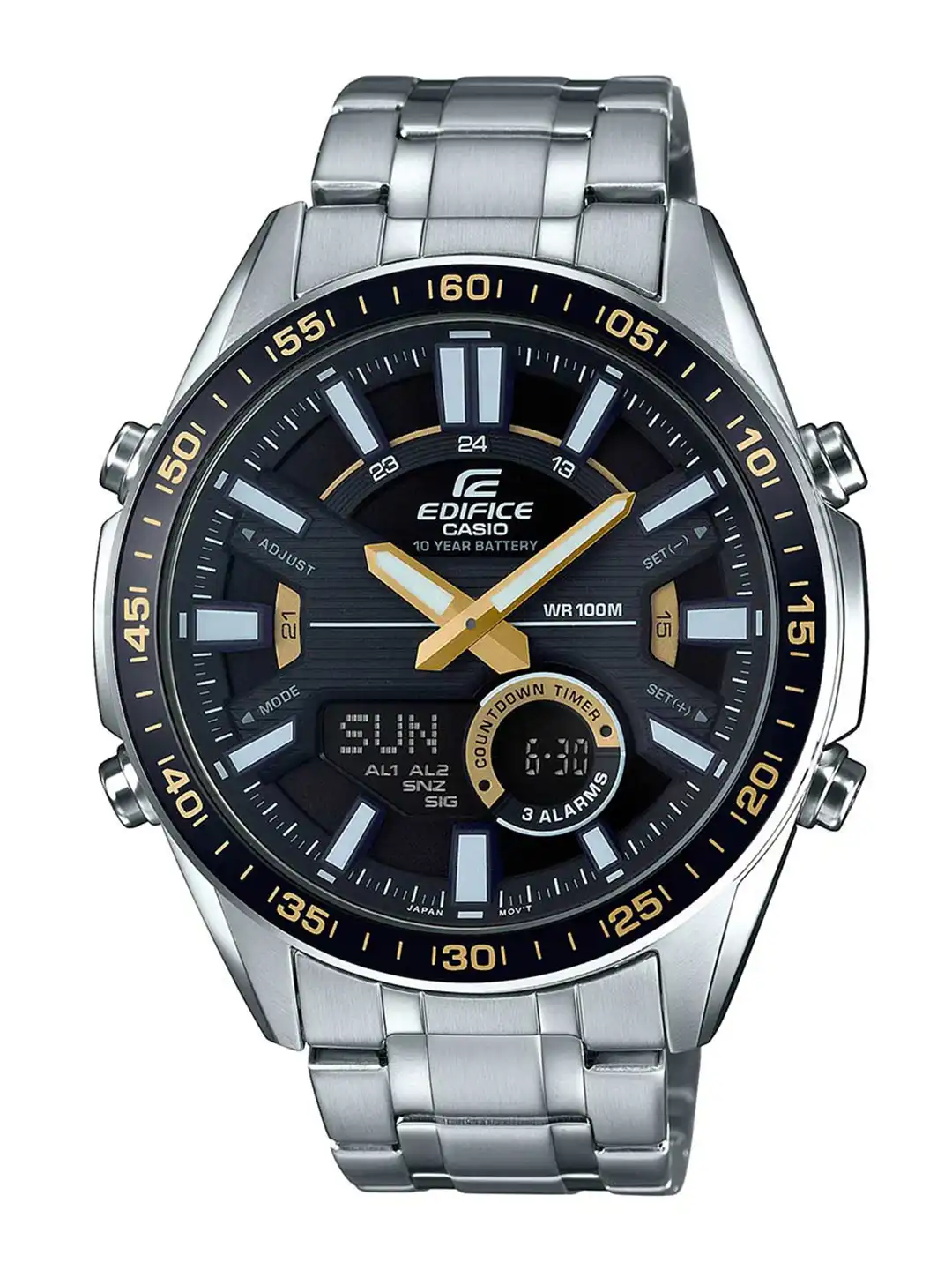 Buy Casio Edifice Men Black Analogue and Digital watch EX439 EFV