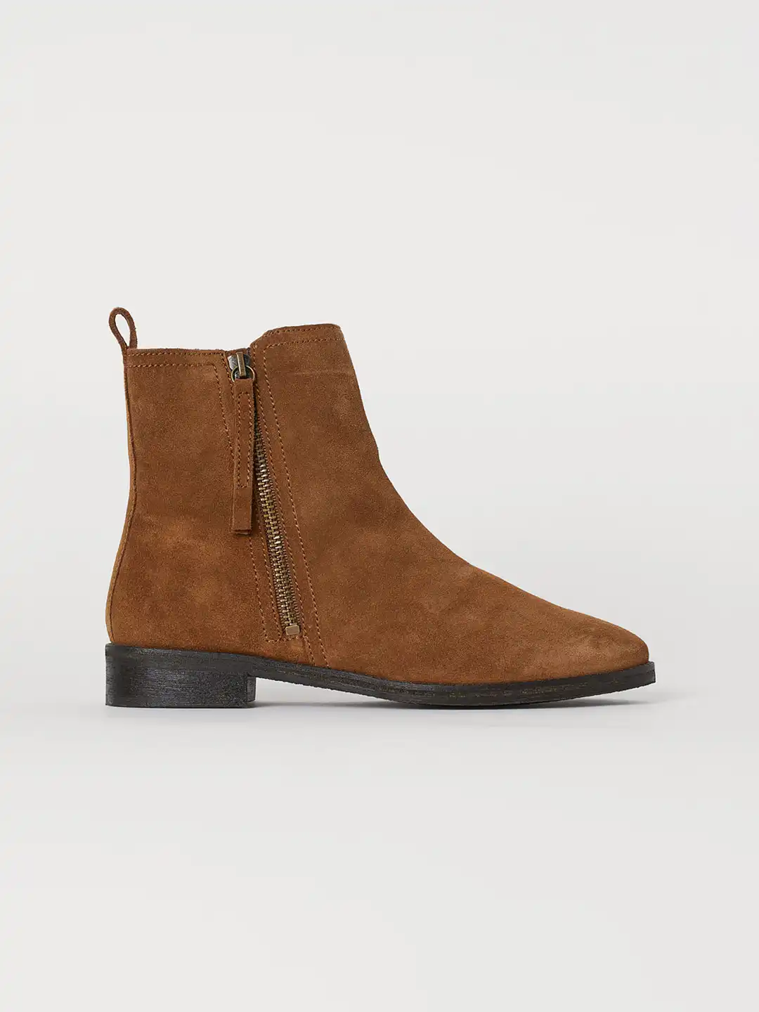 brown lined chelsea boots h&amp;m