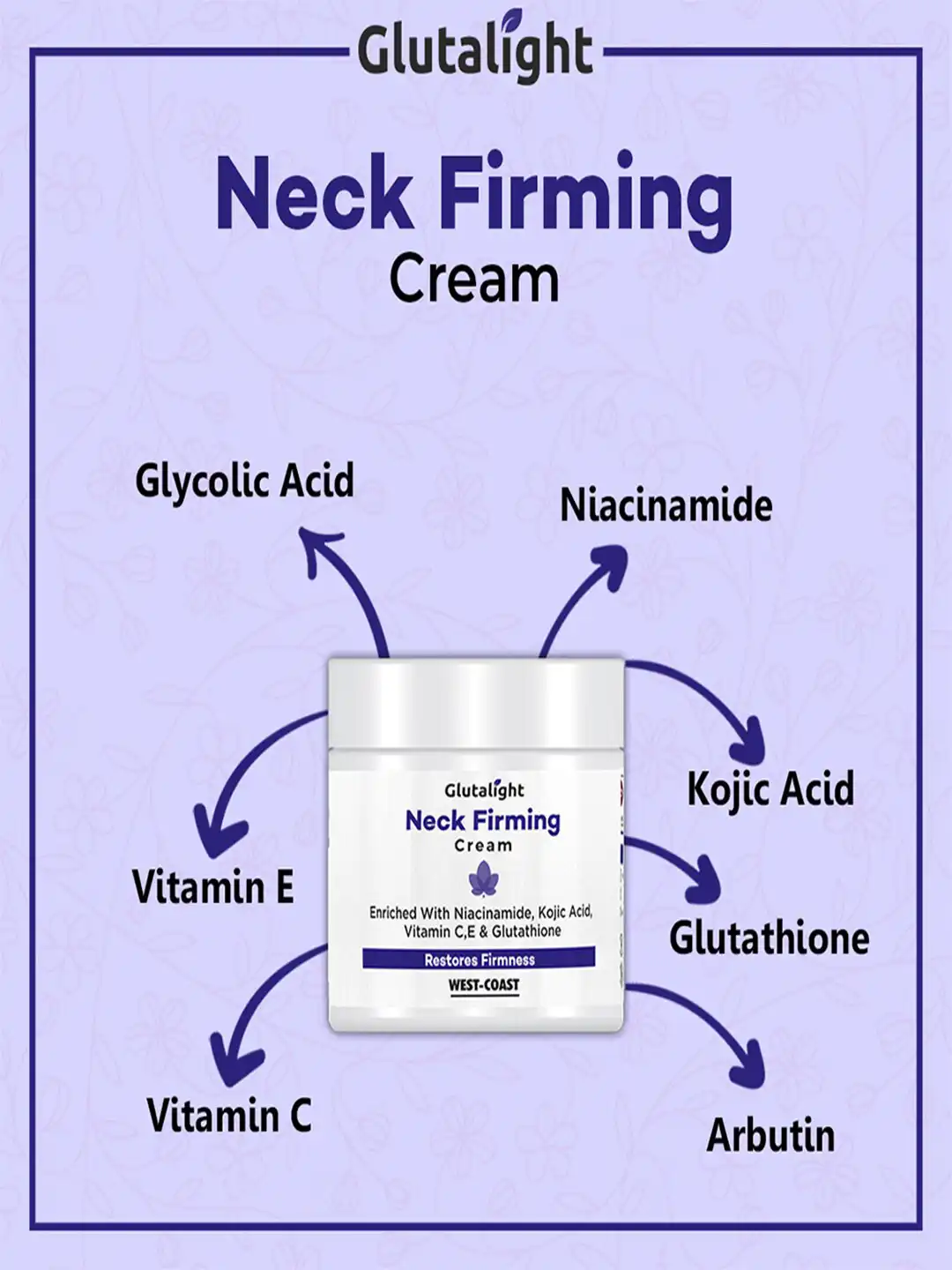 glutalight glutathione vitamin c kojic acid skin whitening cream Buy Glutalight Neck Firming Cream - Glutathione, Vitamin C, E, Niacinamide  & Kojic Acid- 50 g - Skin Care Combo for Unisex 14088168