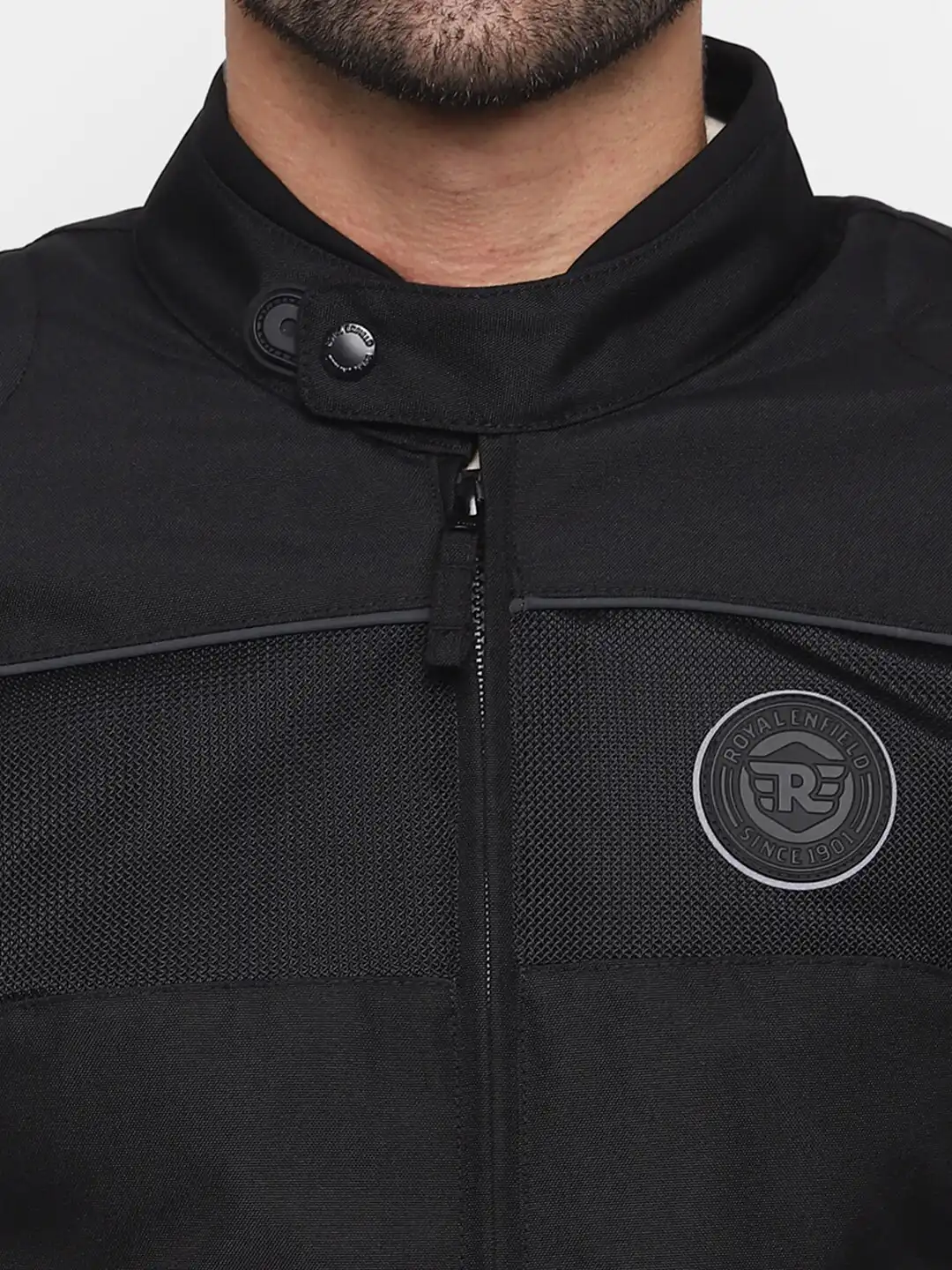 Buy Royal Enfield Men Black Explorer V3 Riding Jacket - Jackets