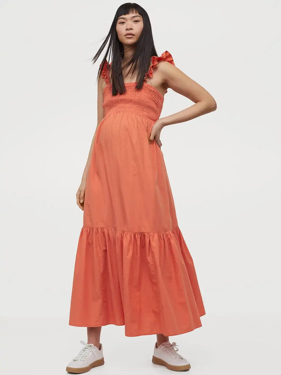 Buy H&M MAMA Orange Solid Smock-Topped Cotton Dress - Dresses for Women 14407424 | Myntra Buy H&M MAMA Orange Solid Smock-Topped Cotton Dress - Dresses for Women 14407424 | Myntra