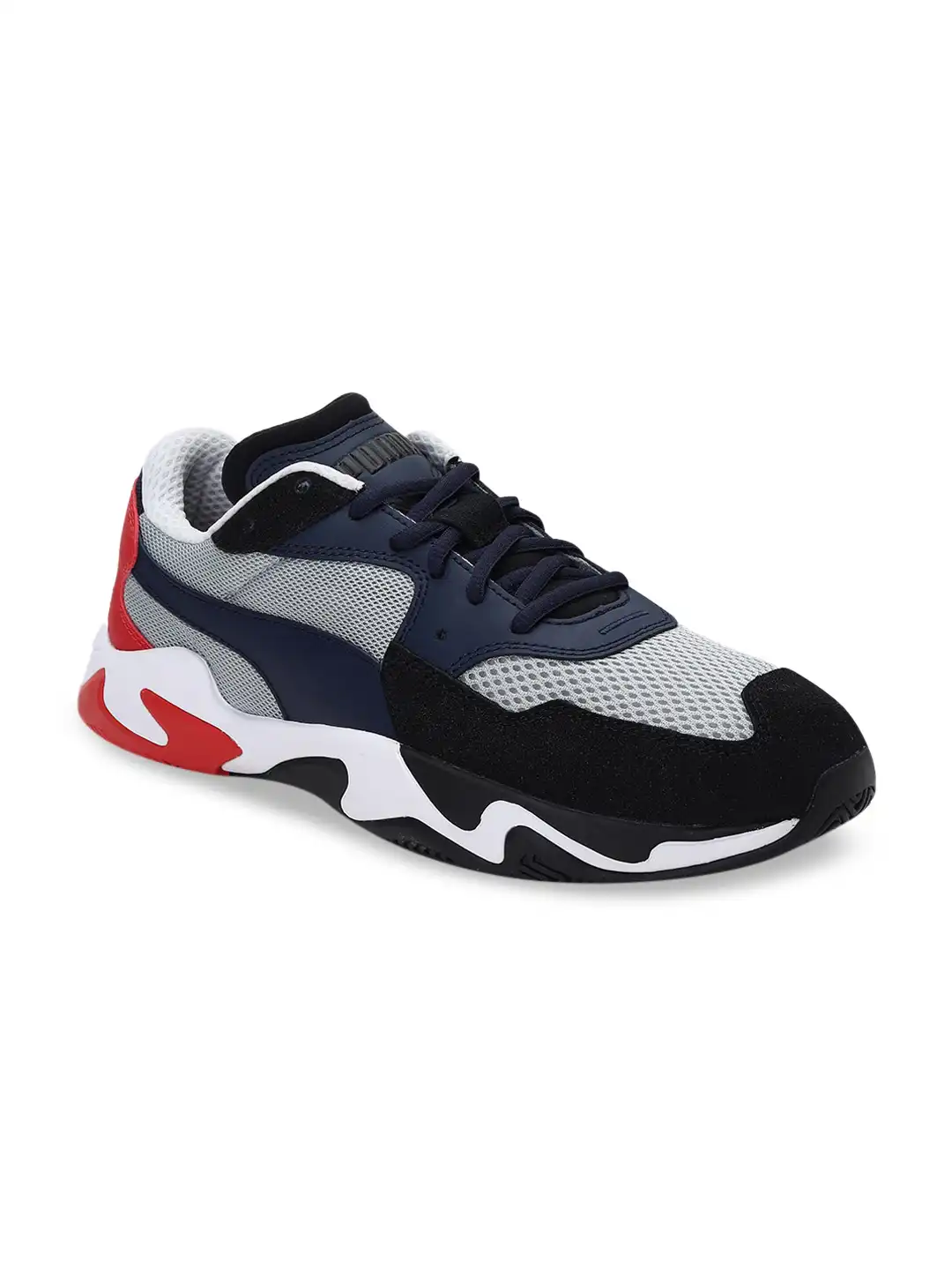 Buy Puma Unisex Black Colourblocked Storm Origin Sneakers - Casual