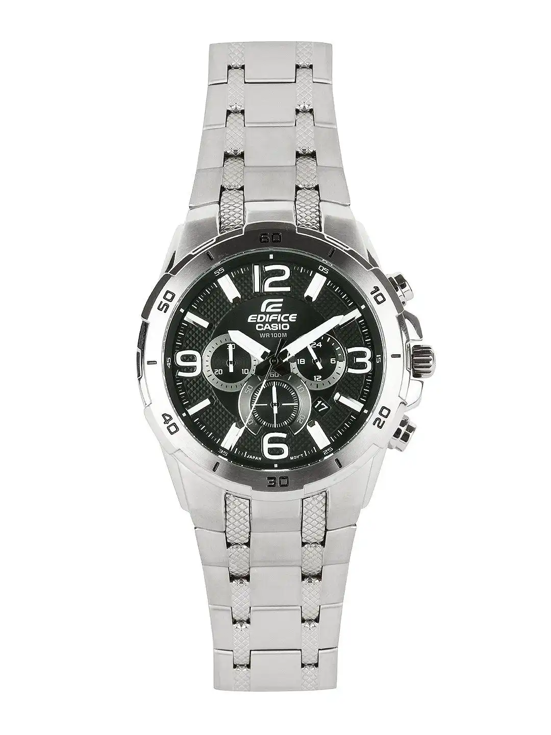 Buy Casio Edifice Men Silver Analogue Watch (EX182) EFR-538D