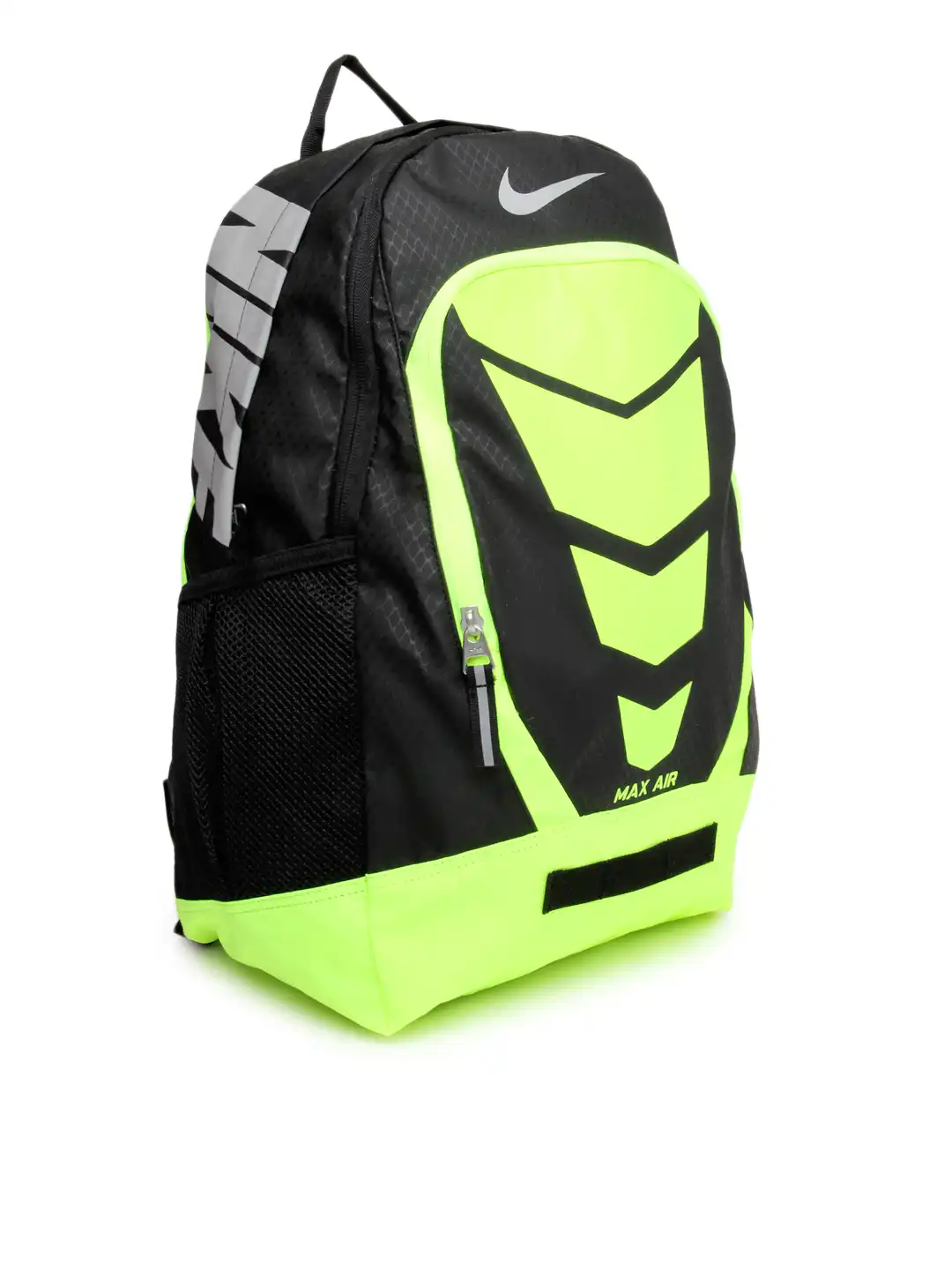 nike air green backpack Buy Nike Unisex Black & Fluoroscent Green Max Air Vapor Backpack - Backpacks  for Unisex 654423