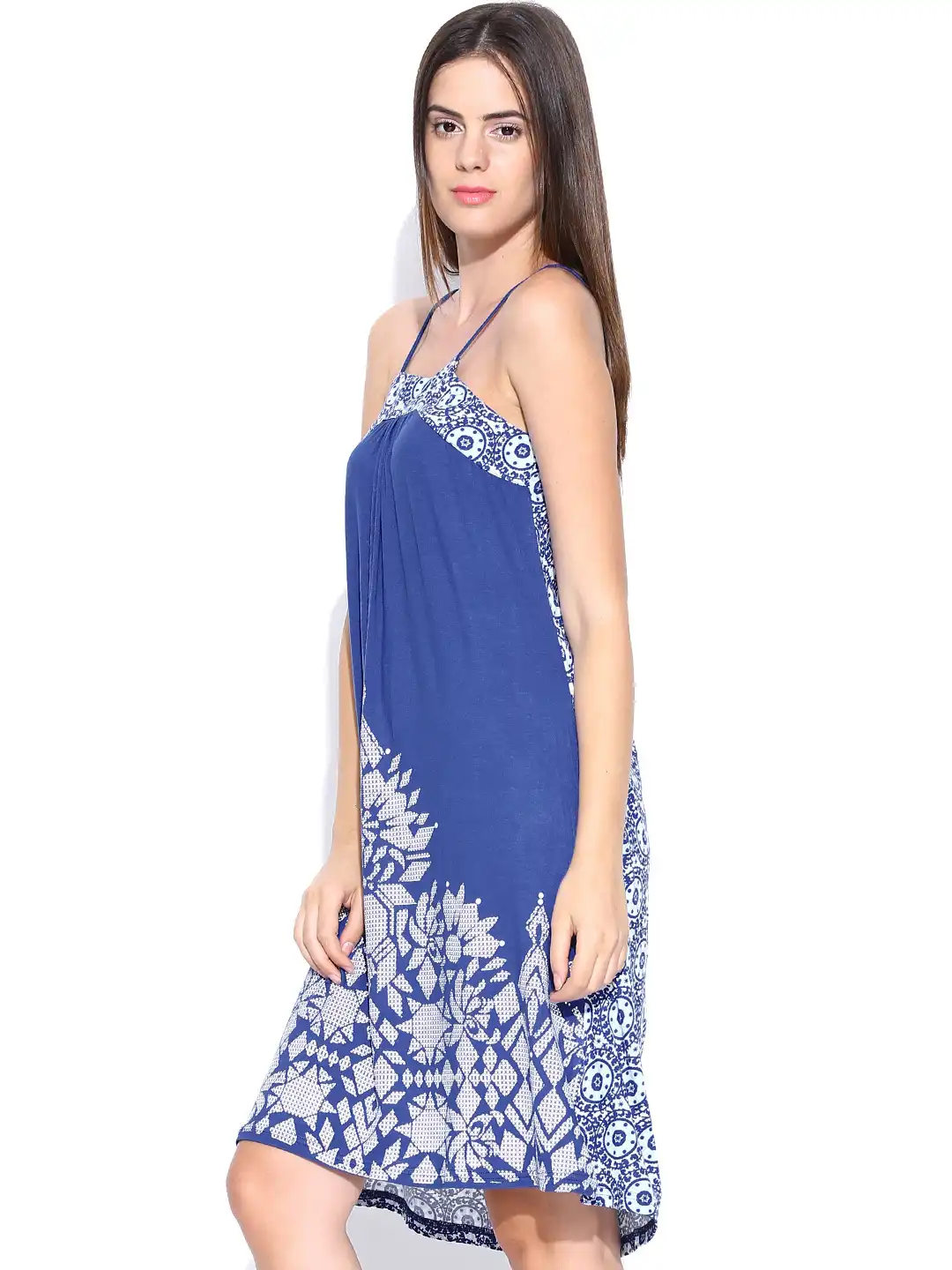 global desi blue dress Buy Printed A-Line - Dresses for Women 752499 autumn dress 1990s Betsey Johnson Vintage Size:XXL 18.5” Neck / 34-35” Sleeve Explore the city