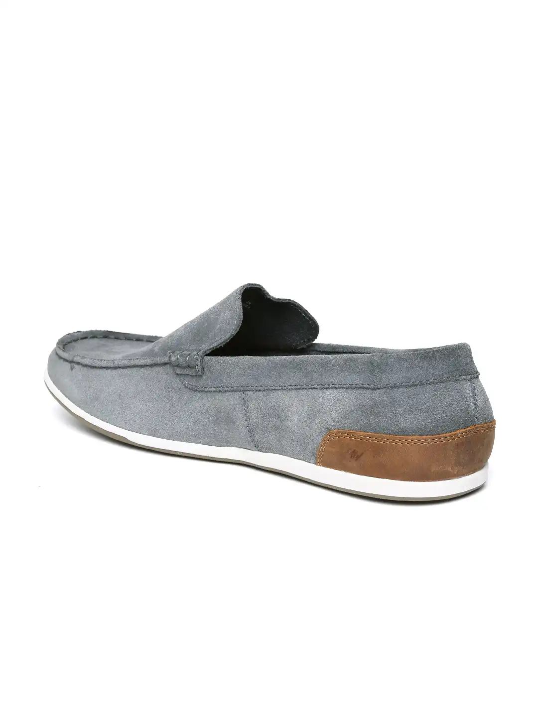Buy Clarks Men Grey Suede Loafers - Casual Shoes for Men 