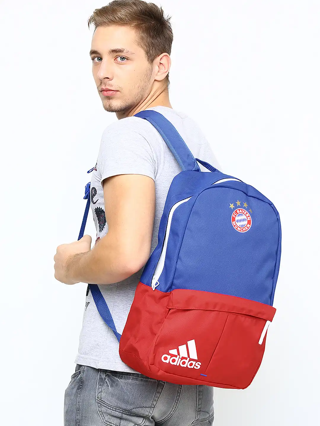 adidas bayern backpack Buy ADIDAS Unisex Blue & Red FC Bayern Munchen Backpack - Backpacks for  Unisex 514712