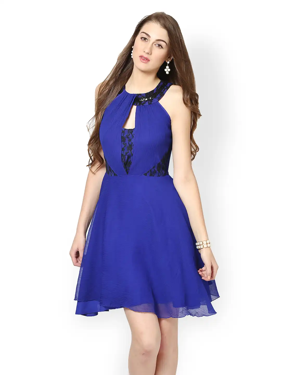 Buy Eavan Royal Blue Fit & Flare Dress - Dresses for Women 484678 | Myntra Buy Eavan Royal Blue Fit & Flare Dress - Dresses for Women 484678 | Myntra