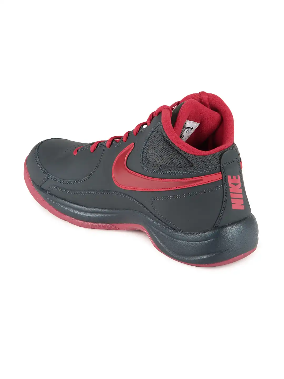 Buy Nike Men Black & Red The Overplay VII Sports Shoes  display picture 1