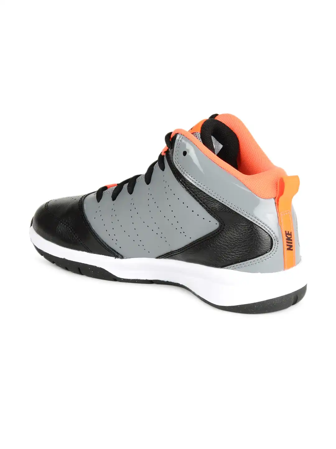 Buy Nike Kids Black & grey Team Hustle D5 Basketball Shoes