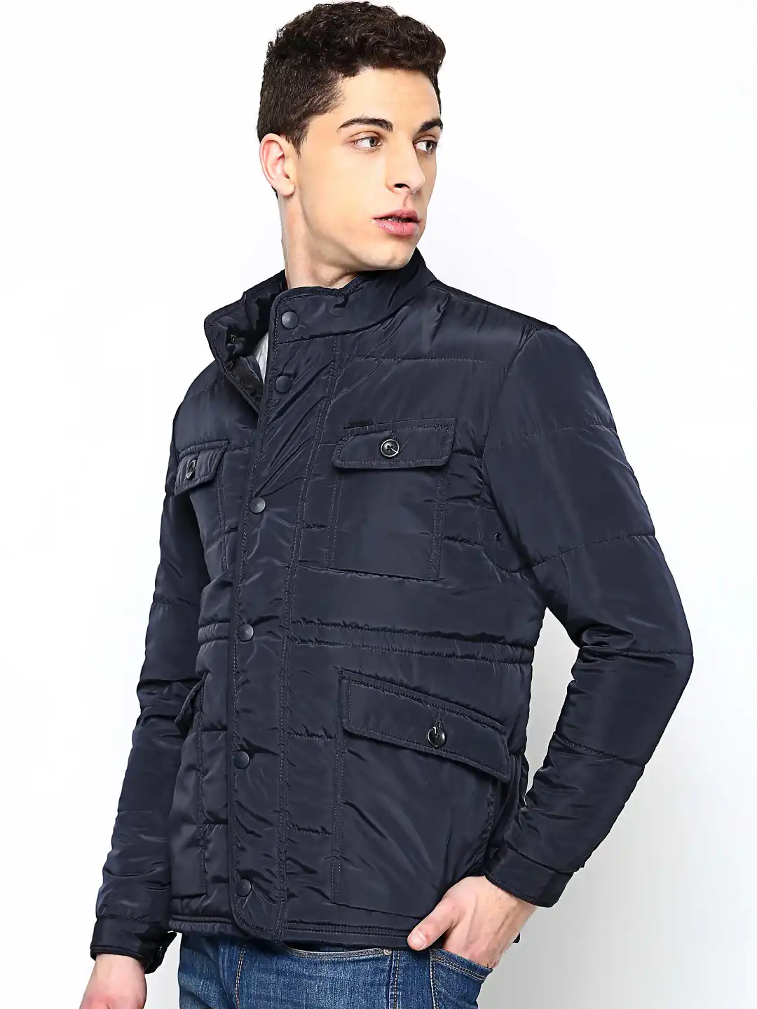 Buy Numero Uno Men Navy Jacket - Jackets for Men 575089 | Myntra