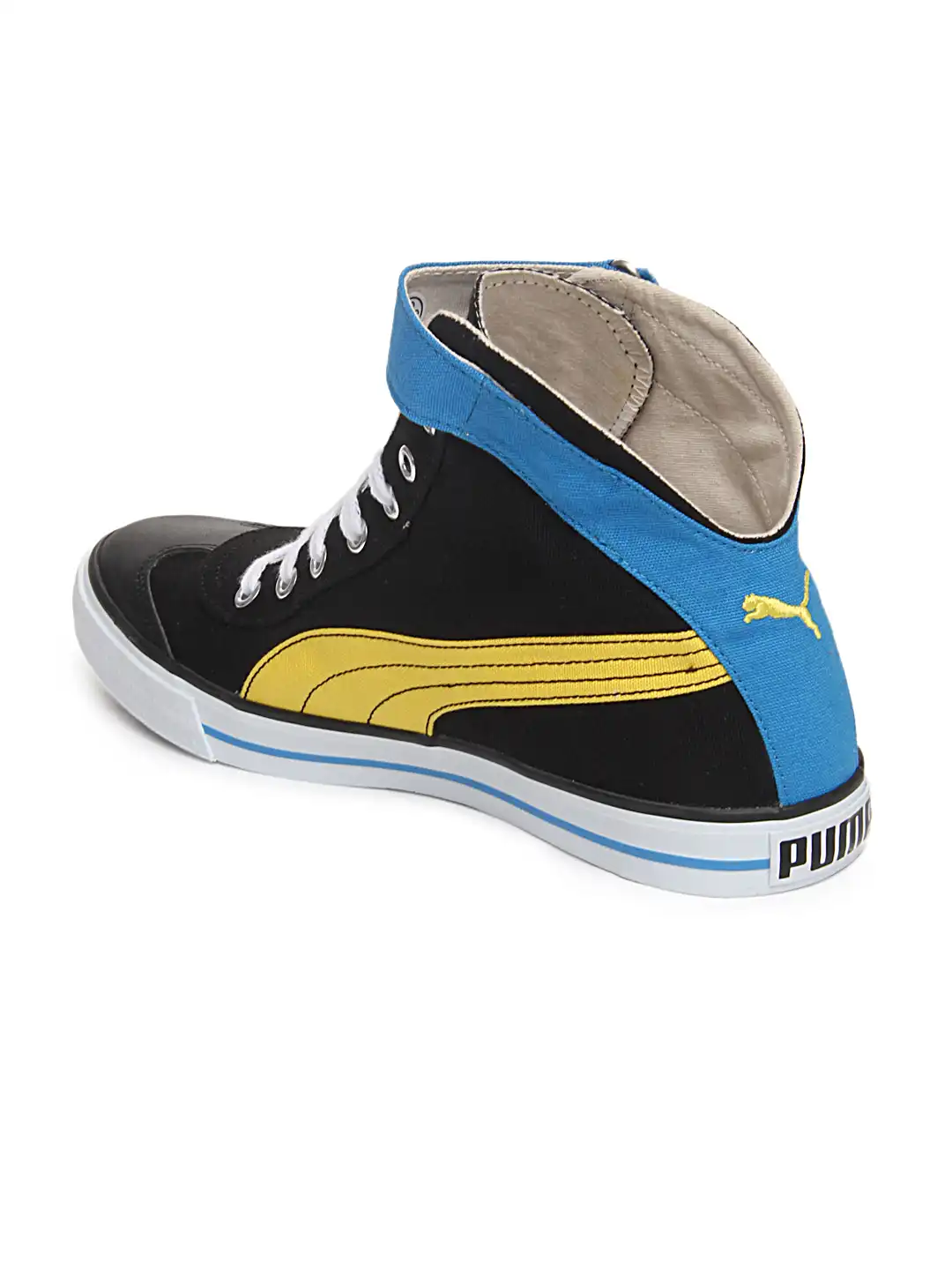 PUMA ハイカットシューズ ネイビー/イエロー Buy Puma Unisex Black & Blue 917 Mid 2.0 Ind. Casual Shoes