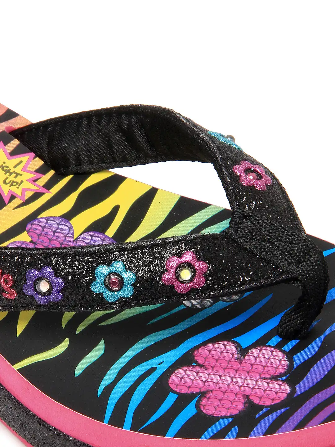 Skechers-Girls-Black-Twinkle-