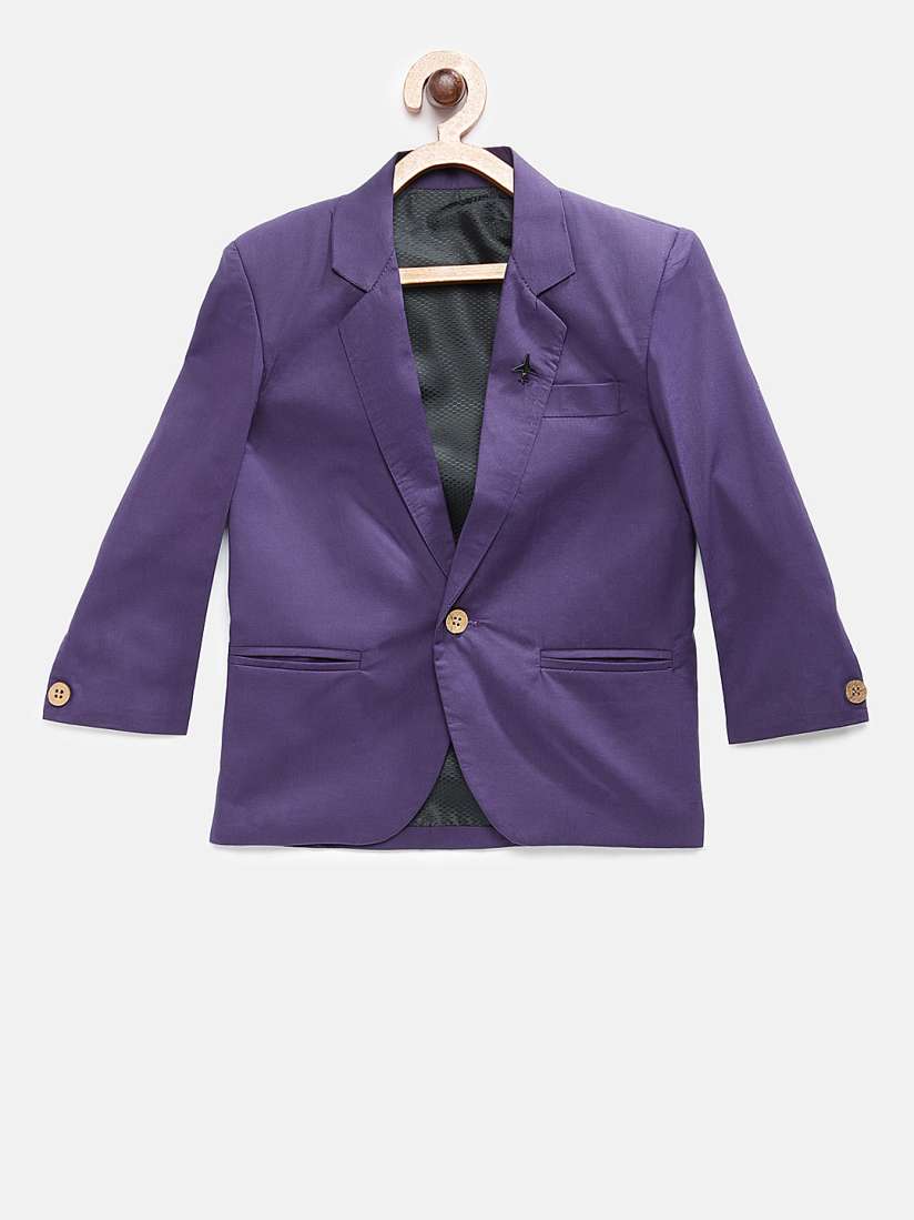 Purple blazer boys deals