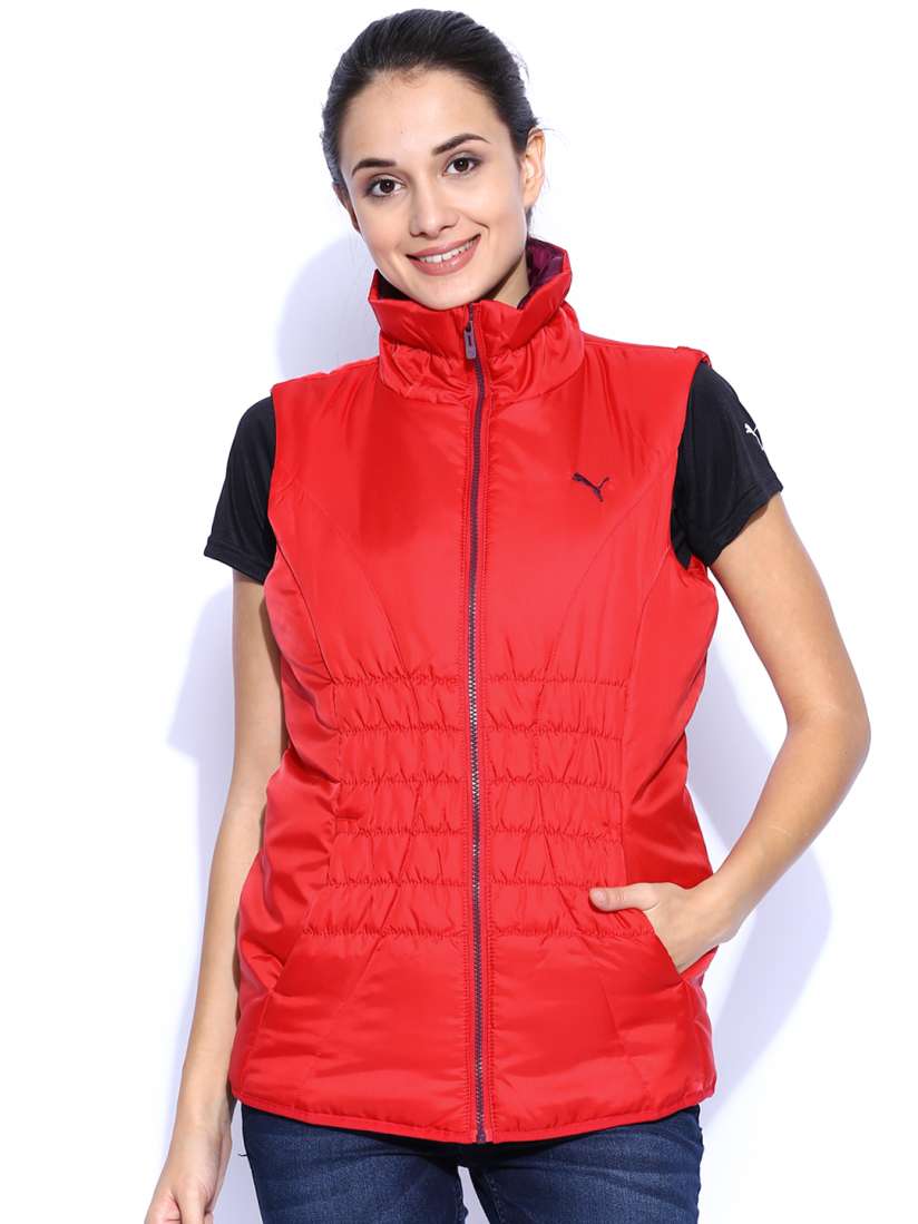 Puma sleeveless jacket deals