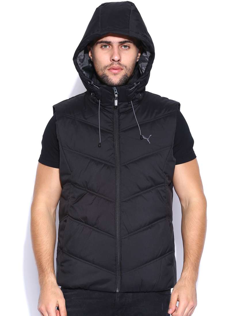 Puma sleeveless solid men's jacket new arrivals