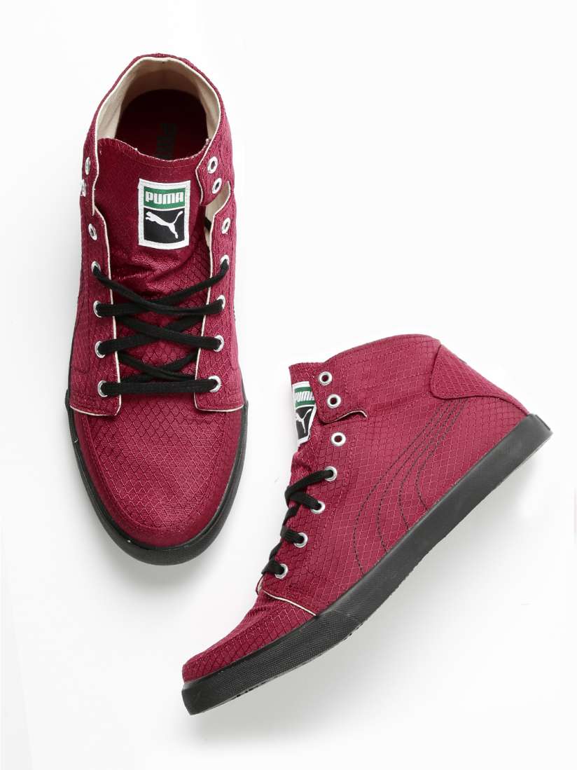 Puma maroon shoes store
