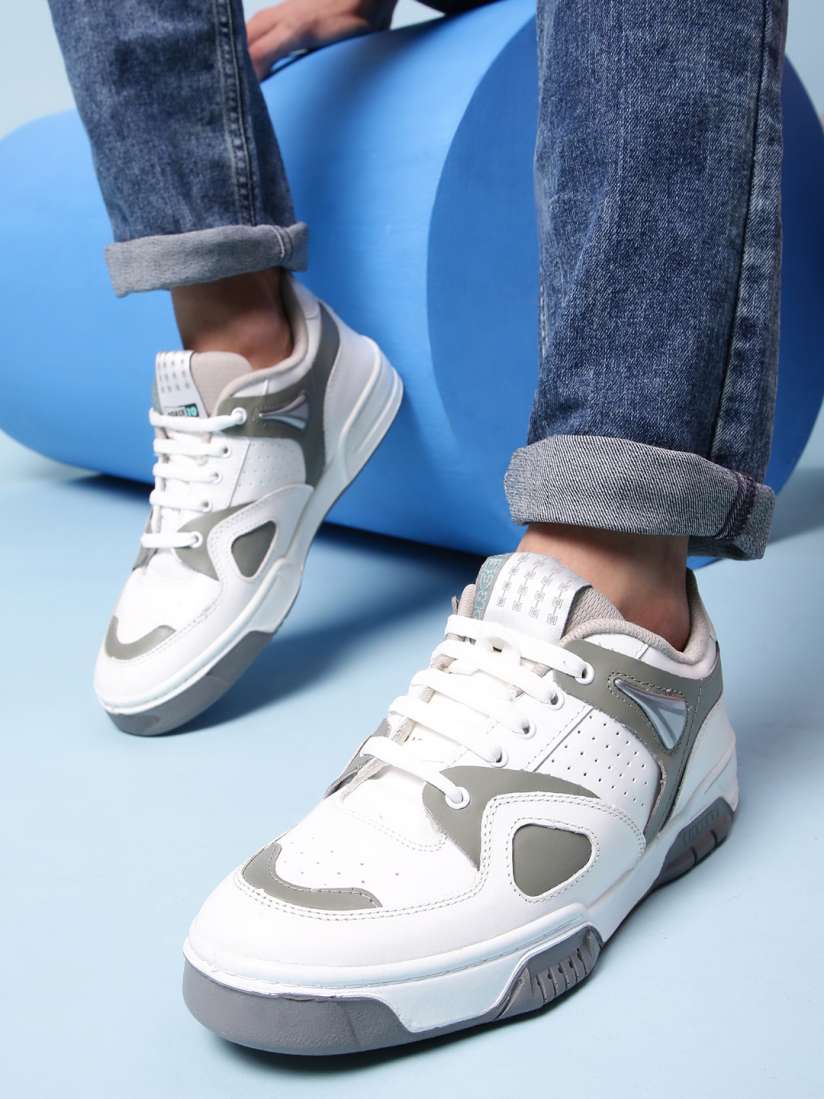 Buy Force 10 Men White Leather Running Shoes Sports Shoes for Men 10029819 Myntra