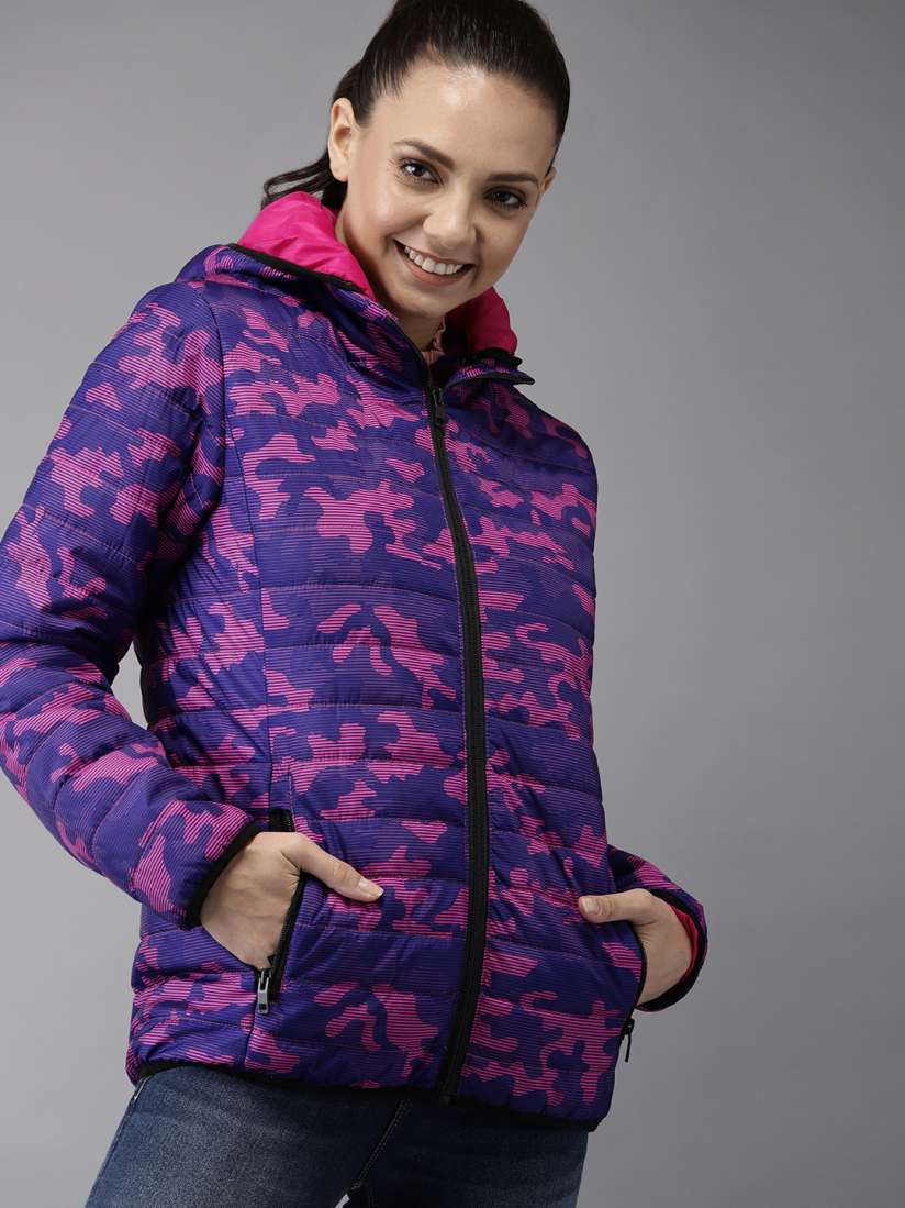 Purple camouflage jacket hot sale