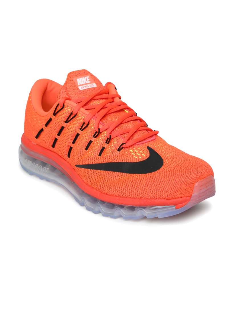 Buy Nike Men Neon Orange Air Max 2016 Running Shoes Sports Shoes for Men 1003466 Myntra