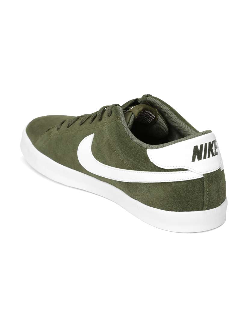 Nike green suede shoes deals