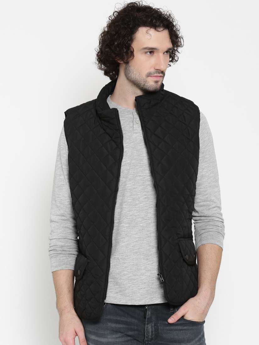 Flying machine sleeveless jackets store