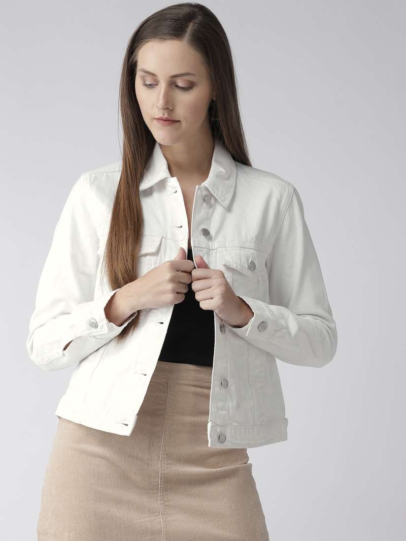 White denim jacket marks and spencer best sale