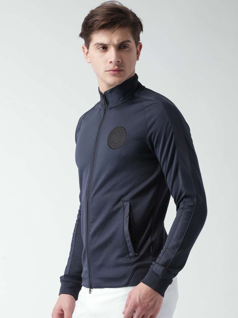 Nike navy casual jacket discount